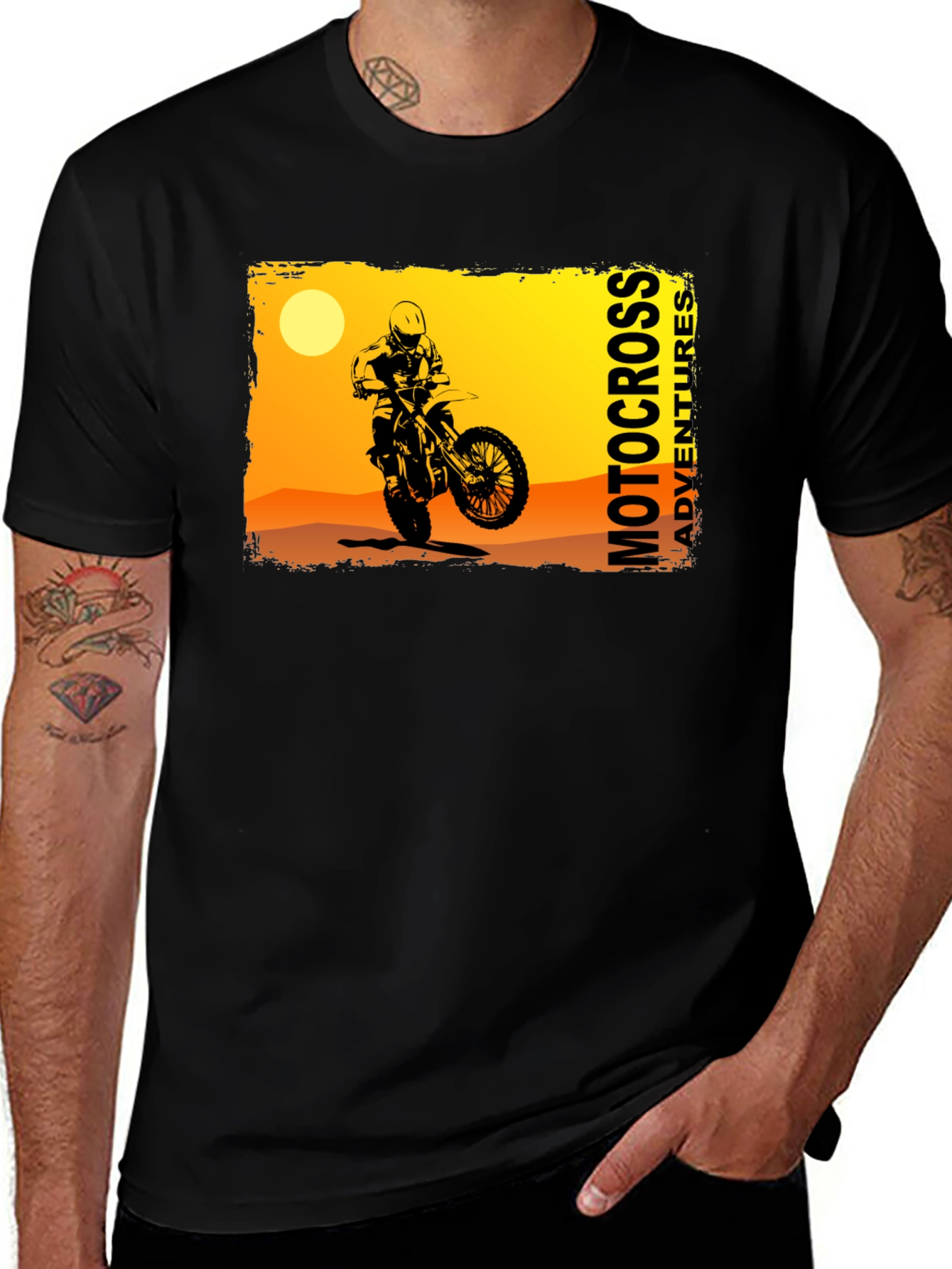 Motocross Adventures T-Shirt - Rider Jumping