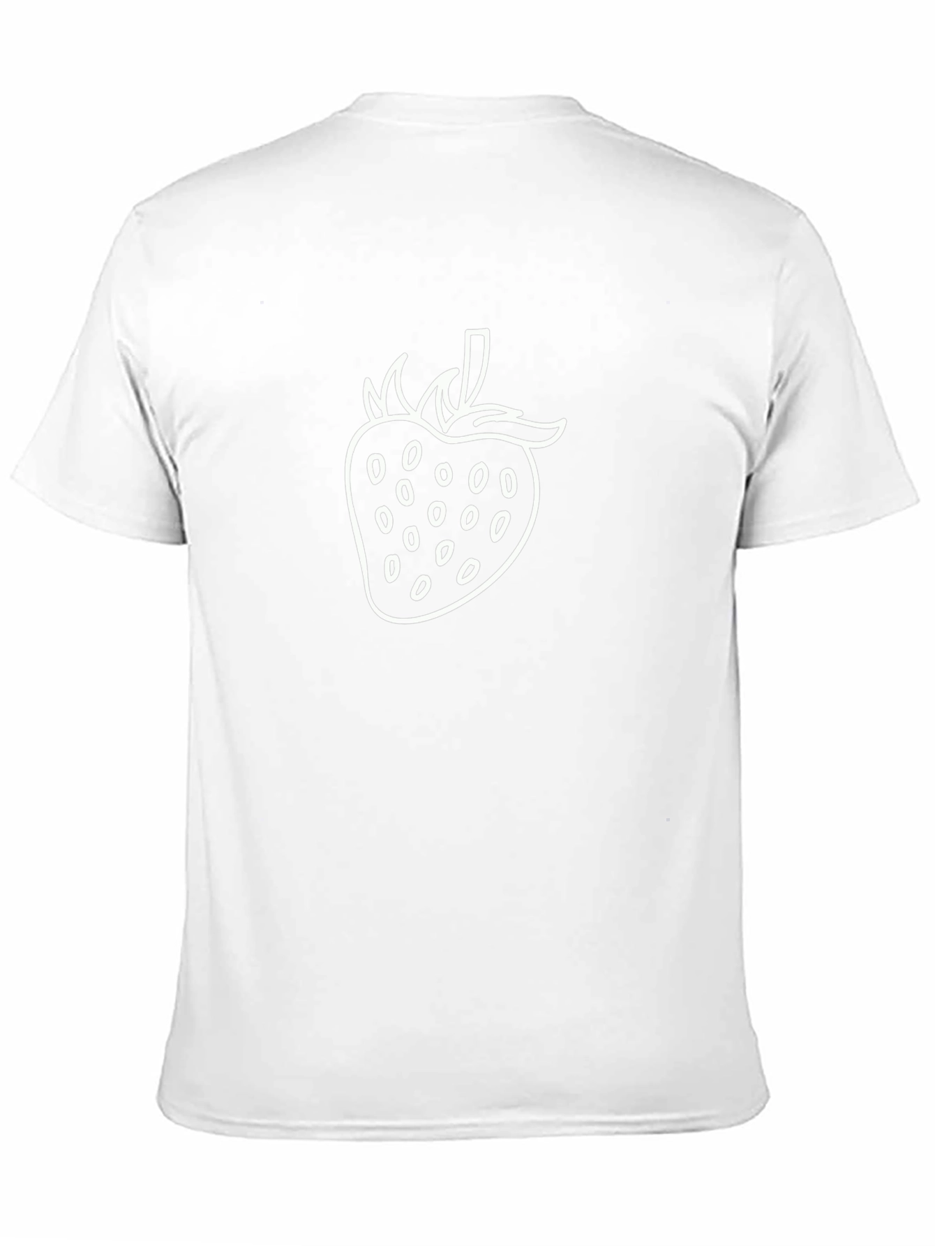 Strawberry Graphic Black T-Shirt