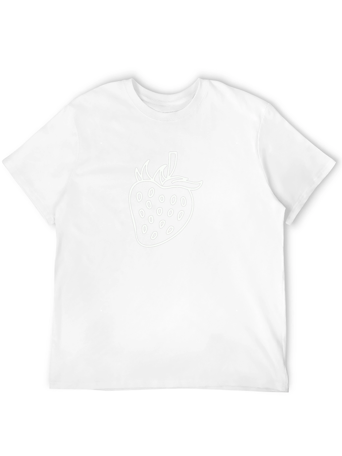 Strawberry Graphic Black T-Shirt