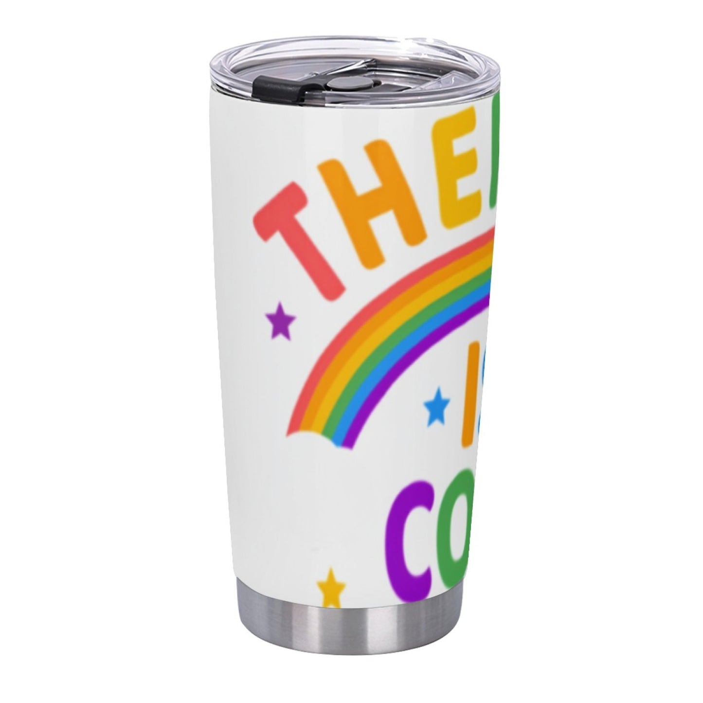 Insulated Beverage Tumbler - Stainless Steel Graphic Design Travel Cup