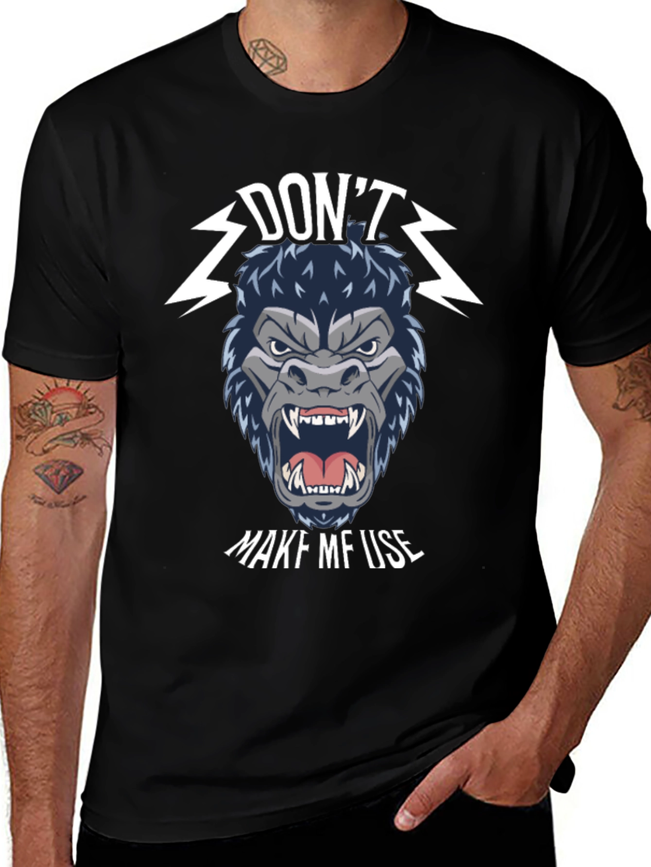 Dont Make Me Use Gorilla Graphic Tee