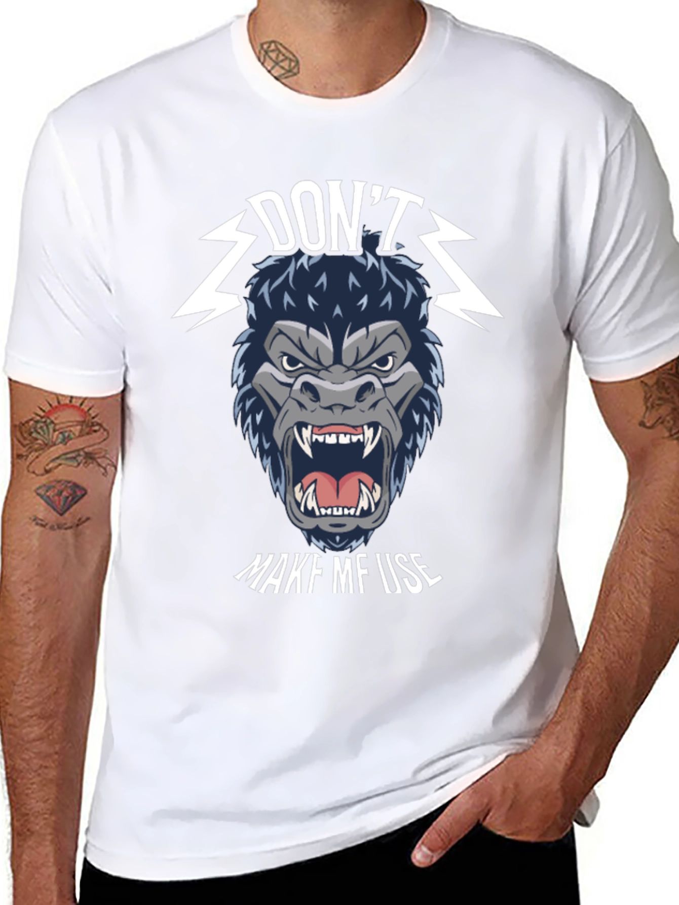 Dont Make Me Use Gorilla Graphic Tee
