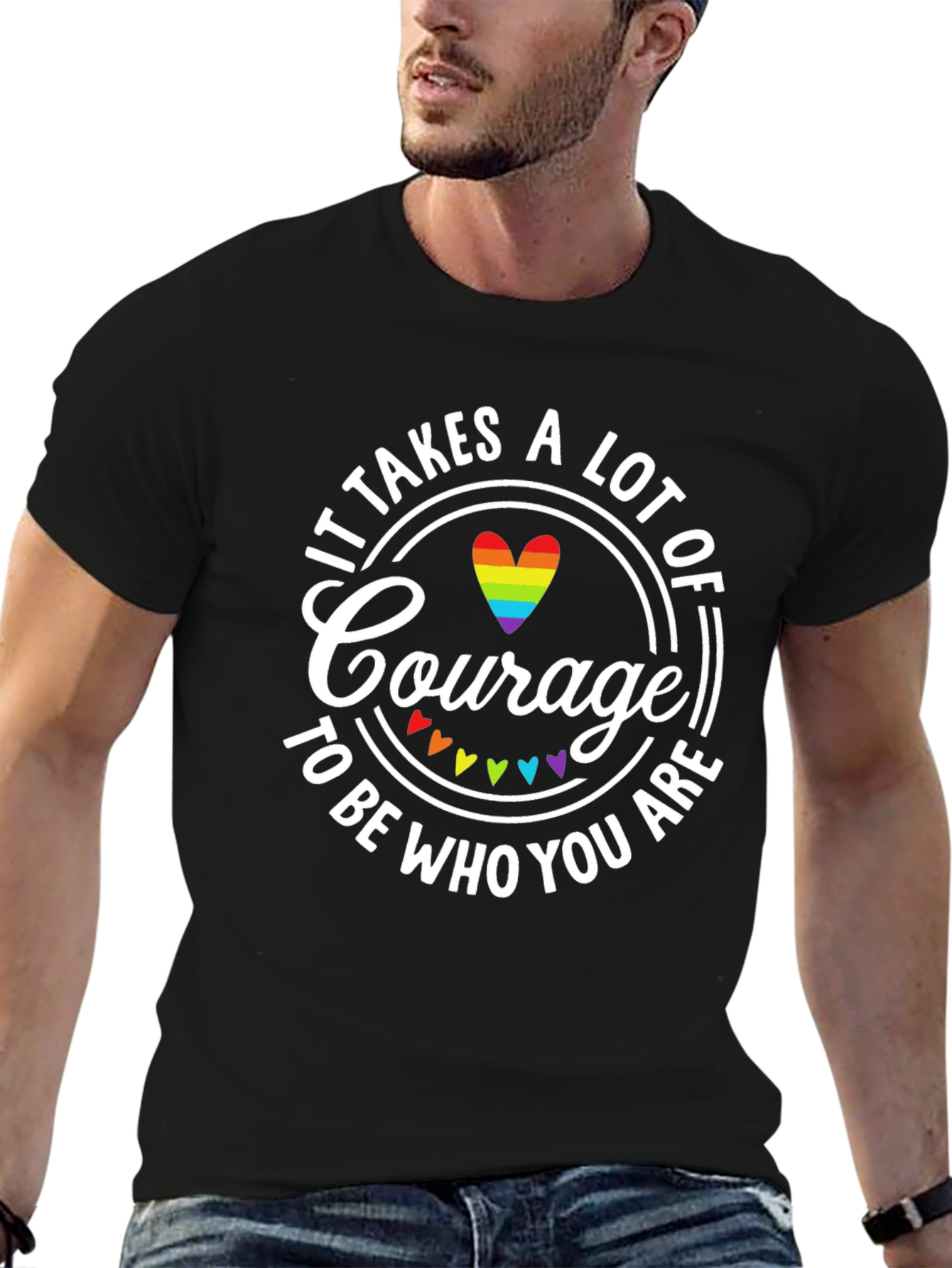 Courage LGBTQ+ Pride T-Shirt