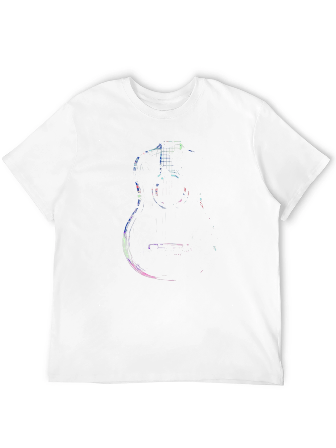 Guitar Graphic Black Tee - Music Lovers Essential