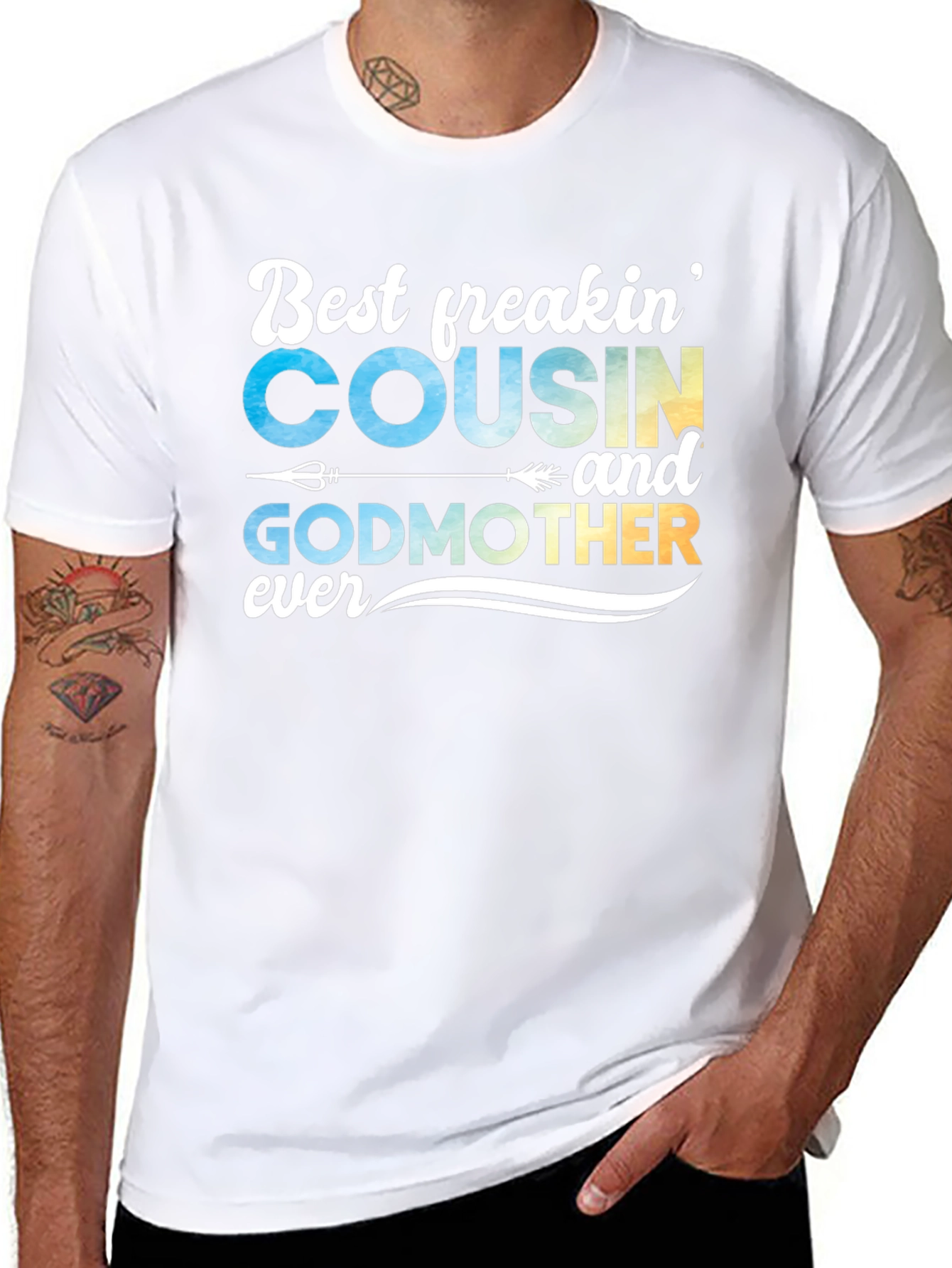 Best Freakin Cousin & Godmother Ever T-Shirt