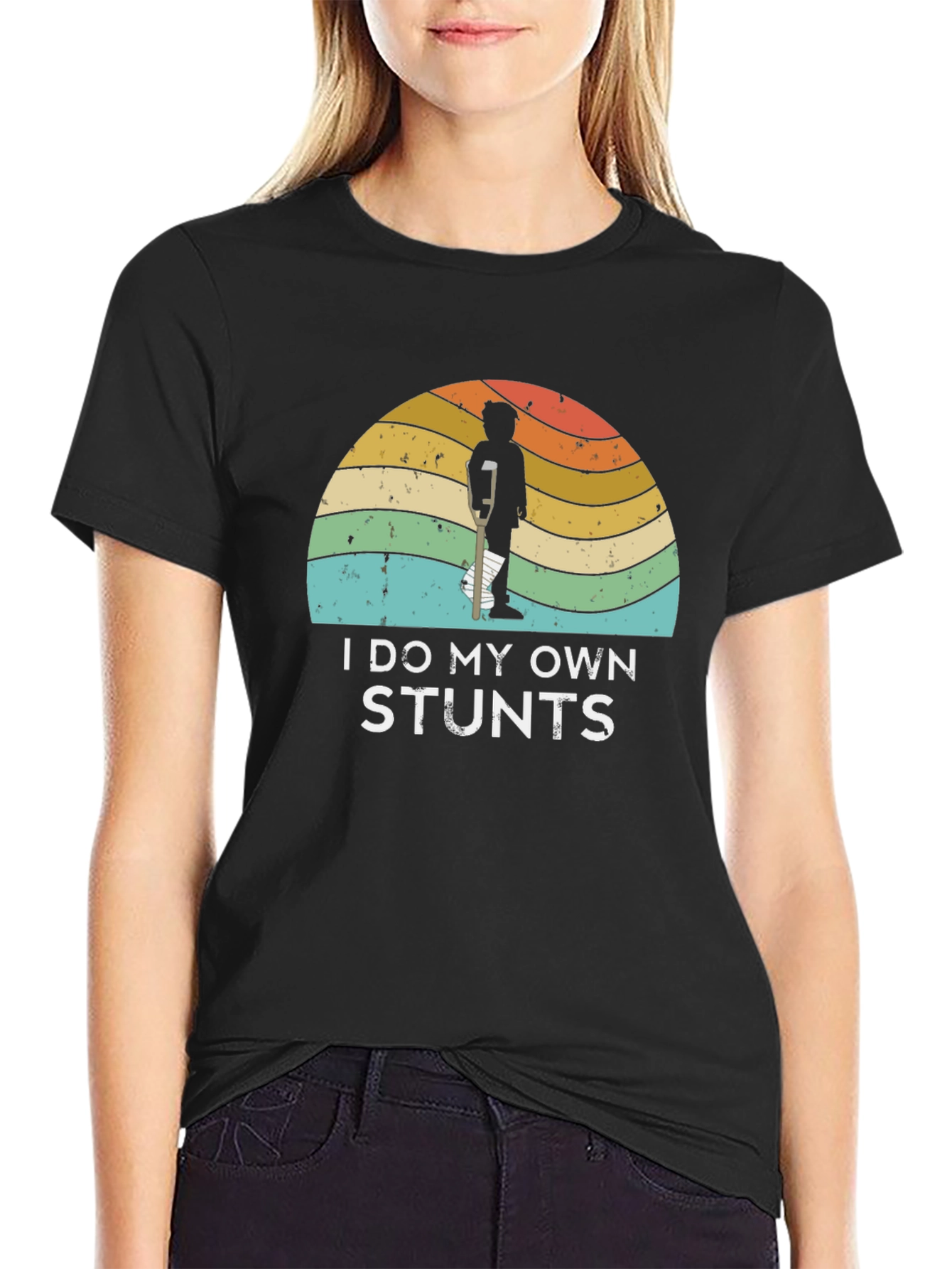I Do My Own Stunts Graphic Tee