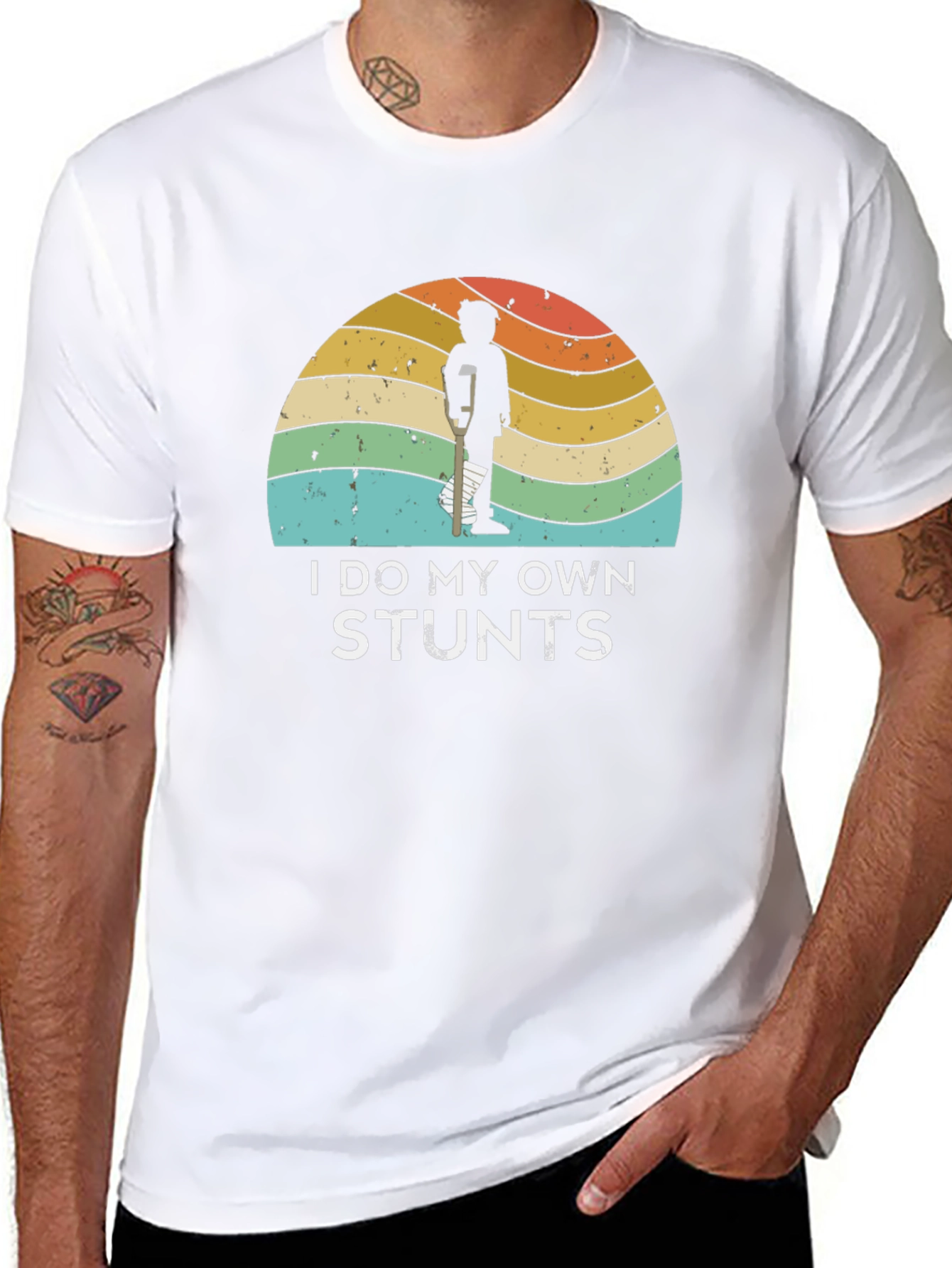I Do My Own Stunts Graphic Tee