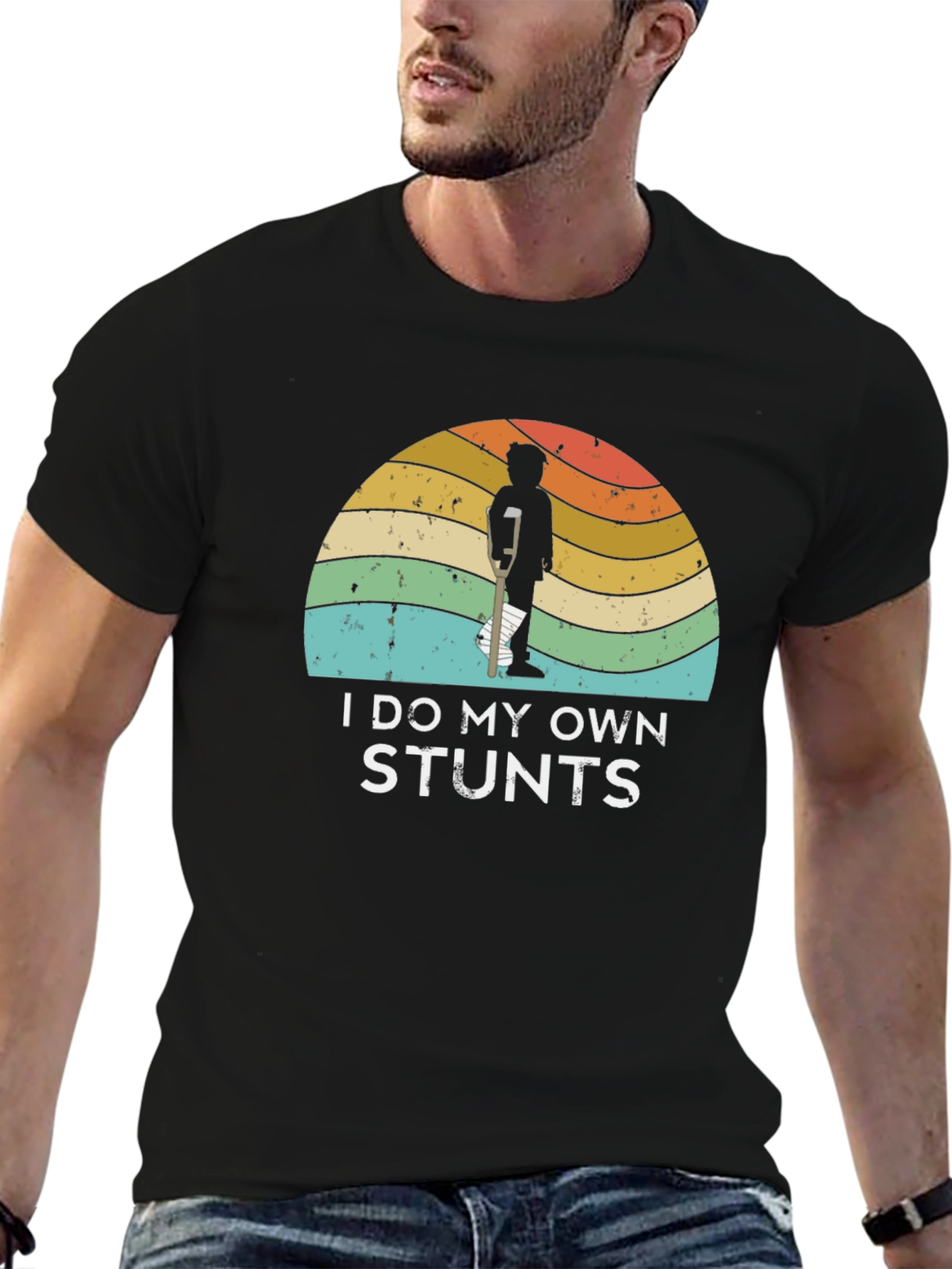 I Do My Own Stunts Graphic Tee