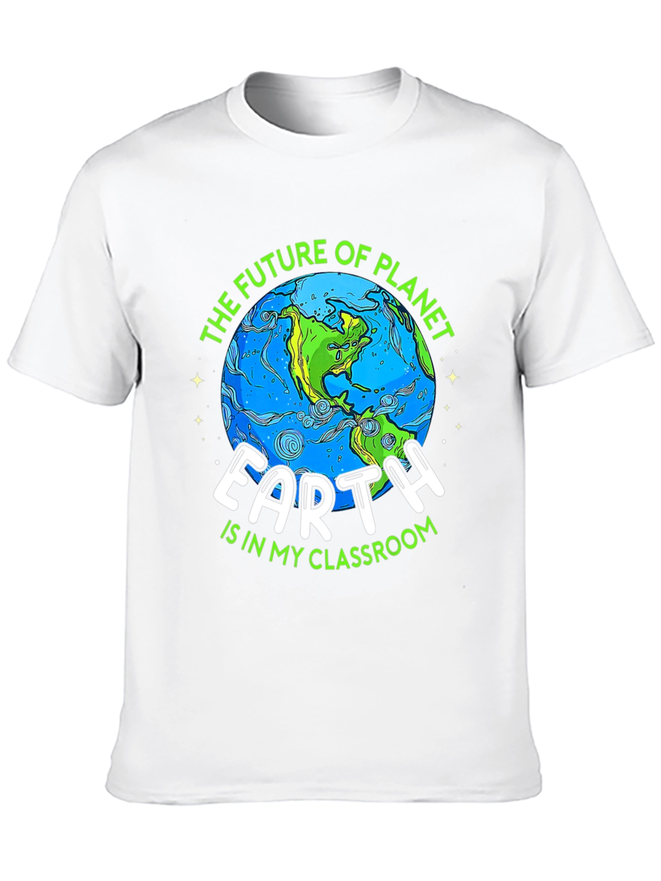 Earth Day Teacher T-Shirt Planet Classroom