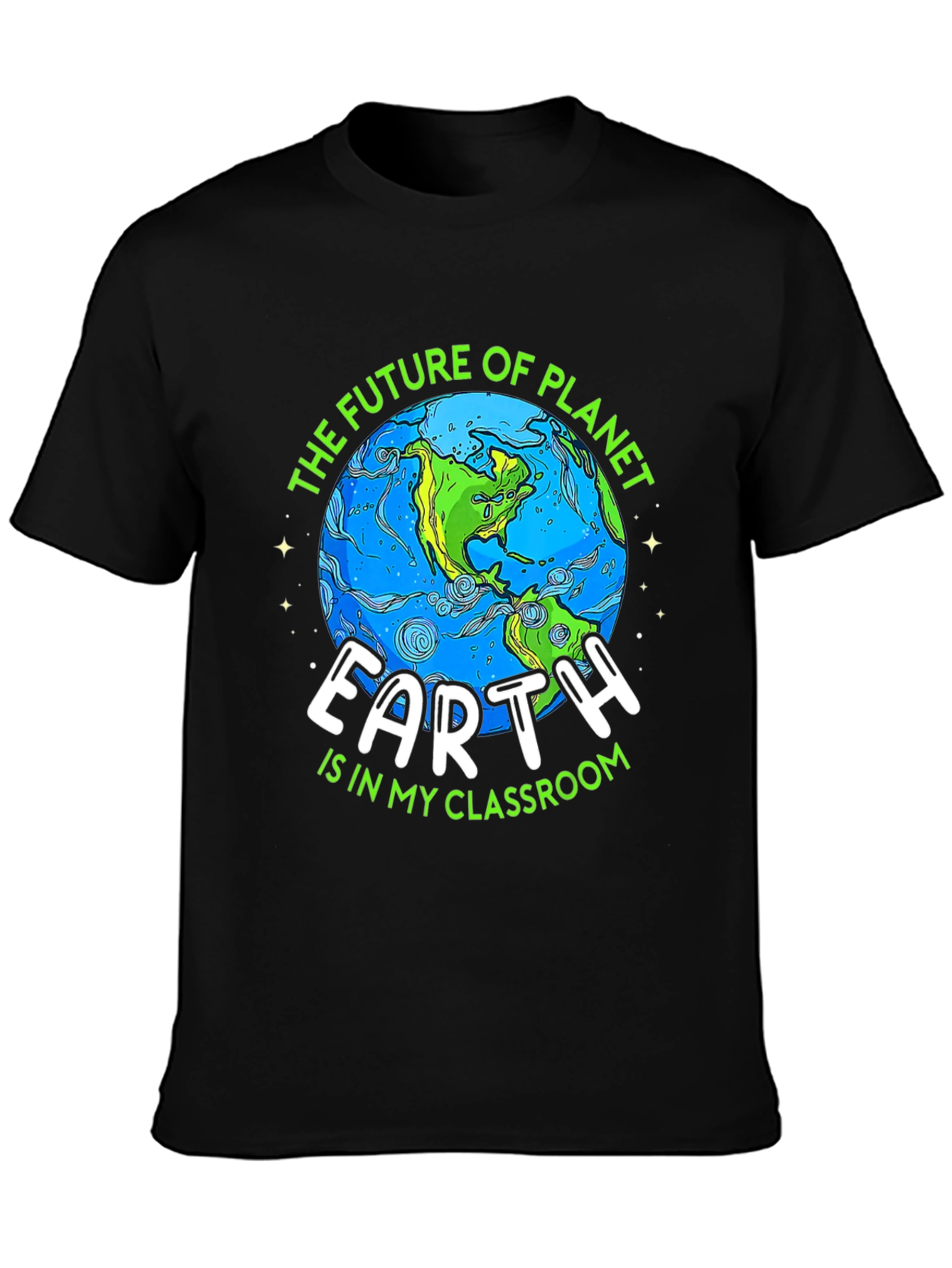 Earth Day Teacher T-Shirt Planet Classroom
