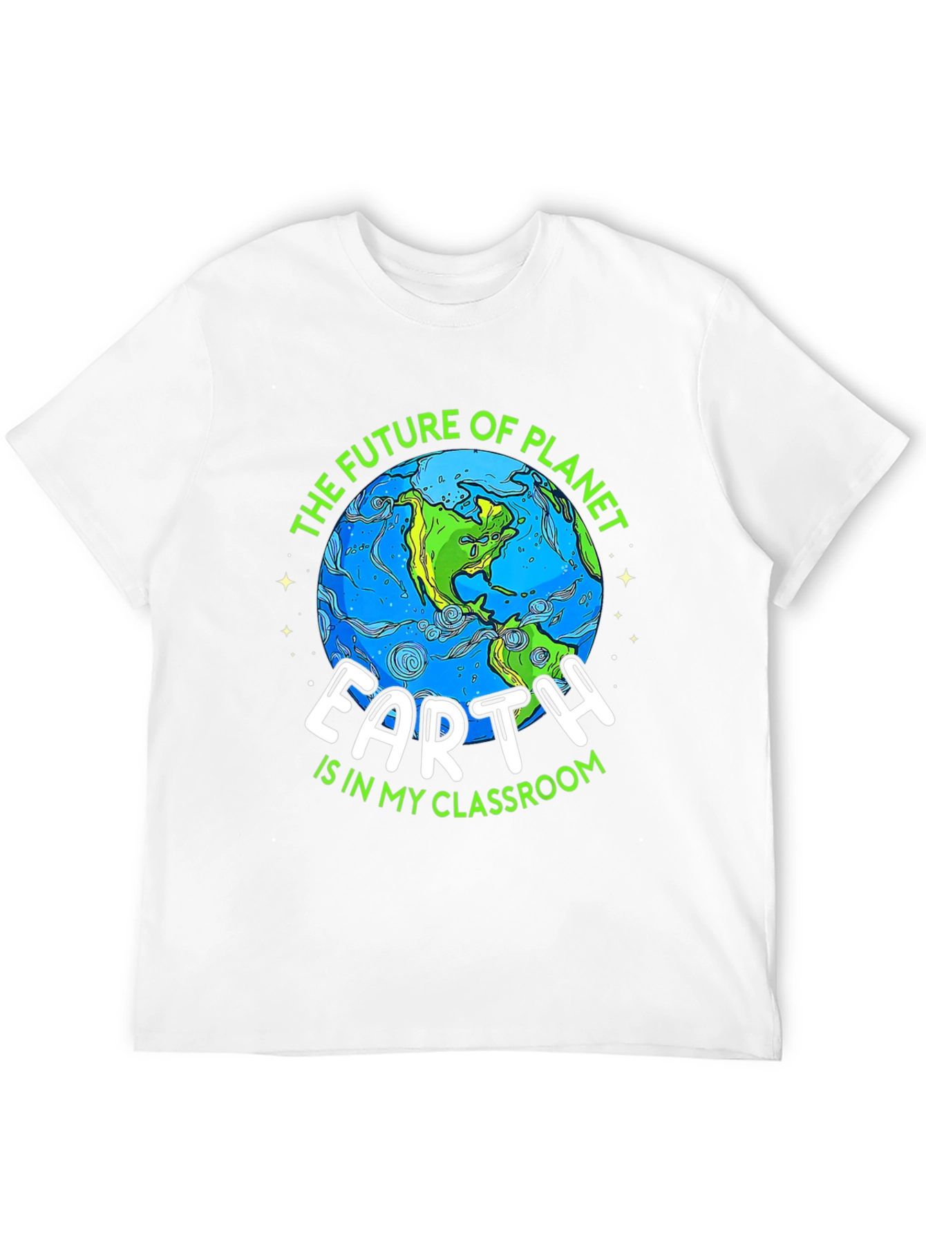 Earth Day Teacher T-Shirt Planet Classroom