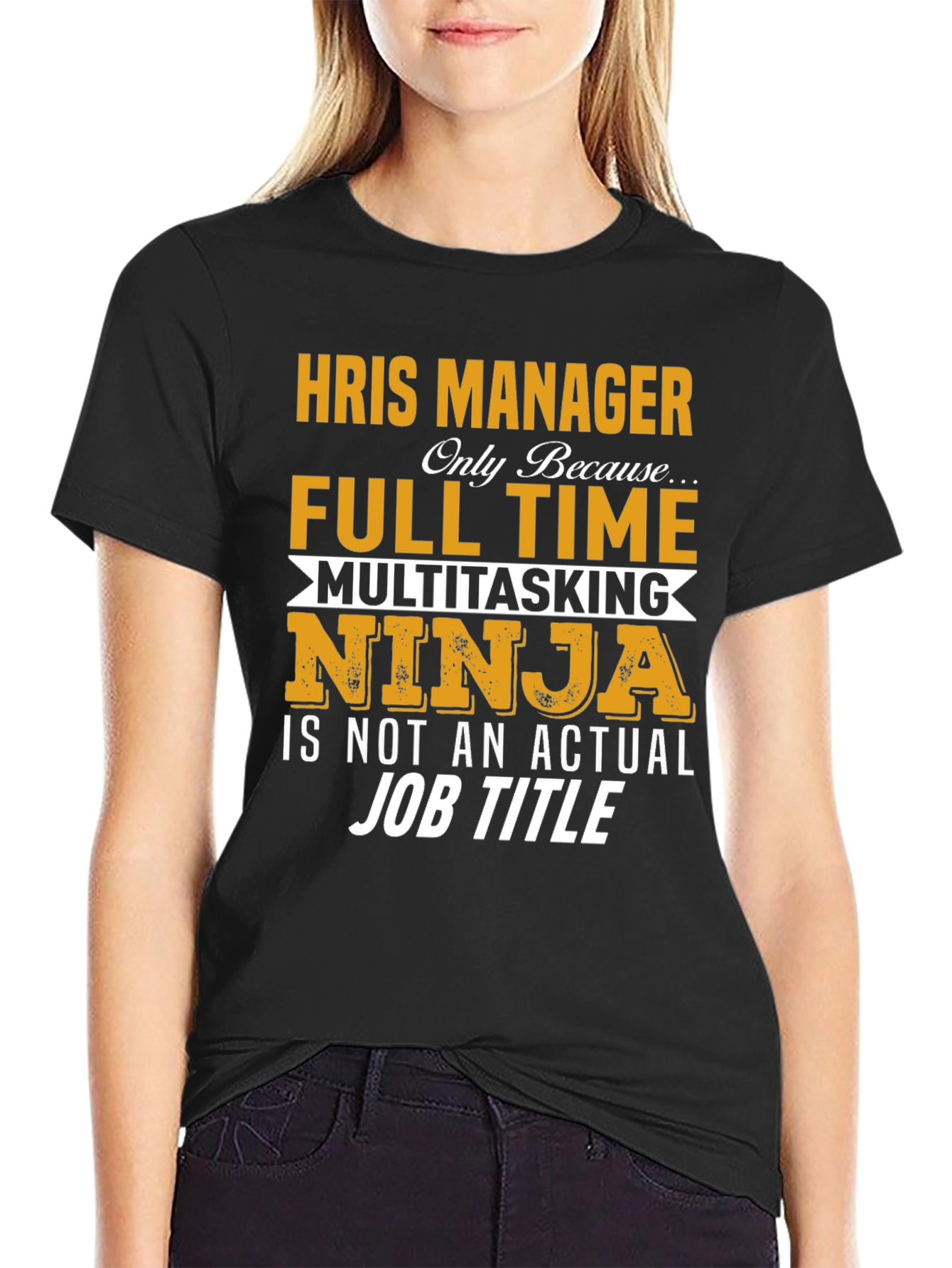 HRIS Manager Ninja Graphic T-Shirt
