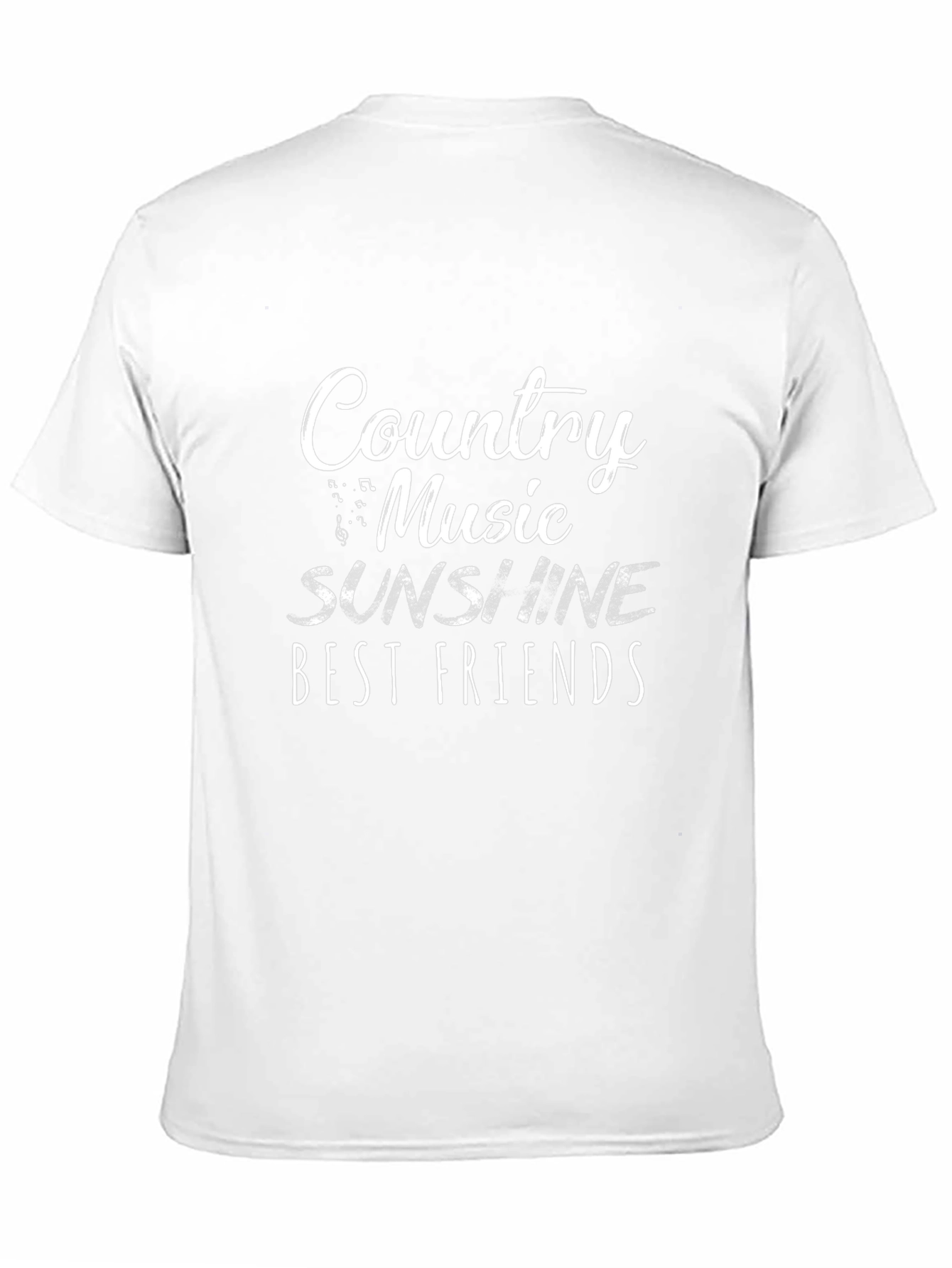Country Music Sunshine & Best Friends Black Tee