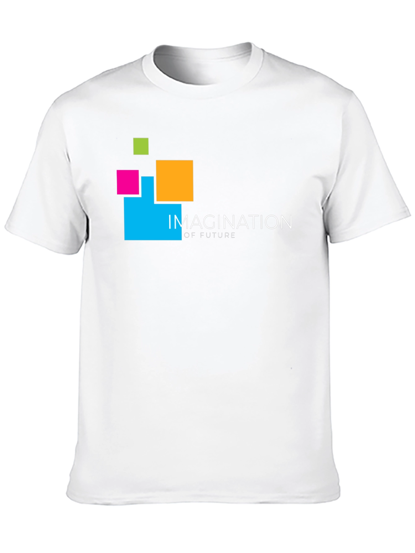 Imagination of Future Black Graphic T-Shirt
