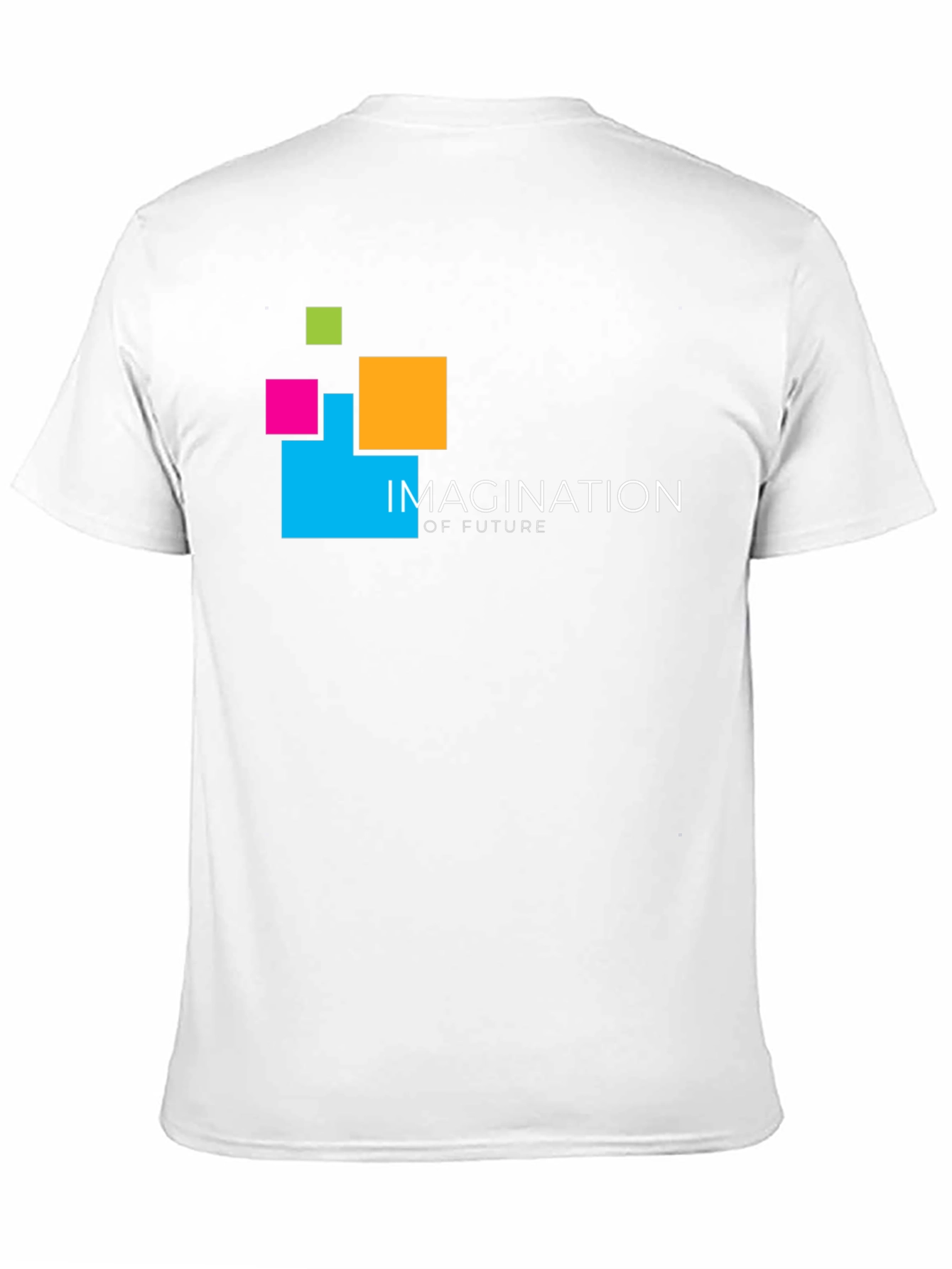 Imagination of Future Black Graphic T-Shirt