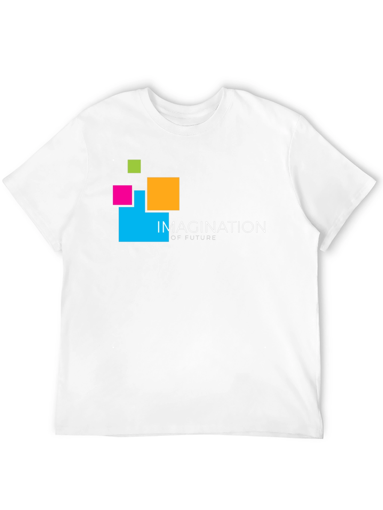 Imagination of Future Black Graphic T-Shirt