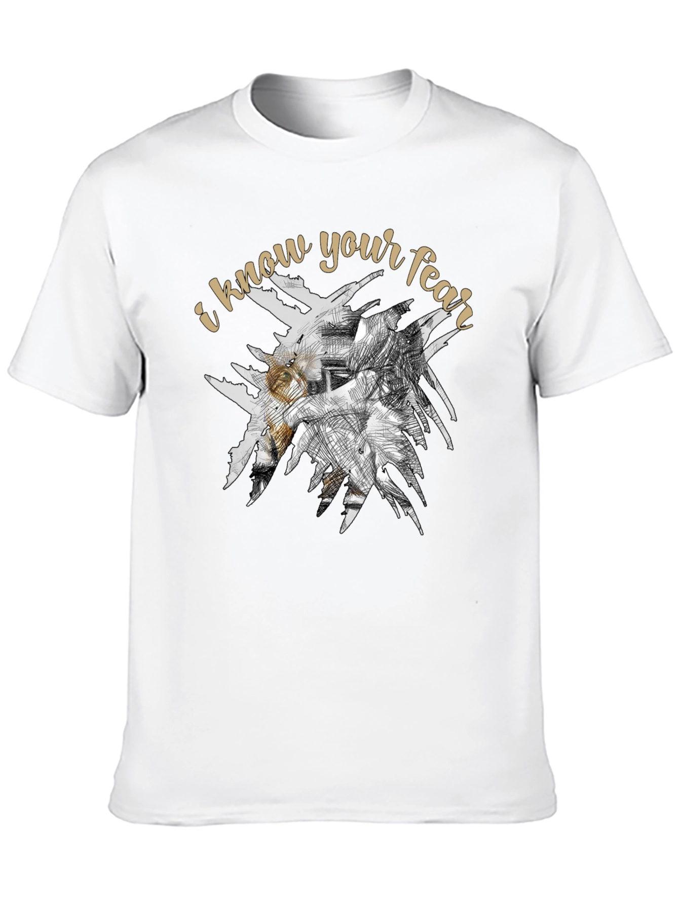 I Know Your Fear Graphic Tee - Black