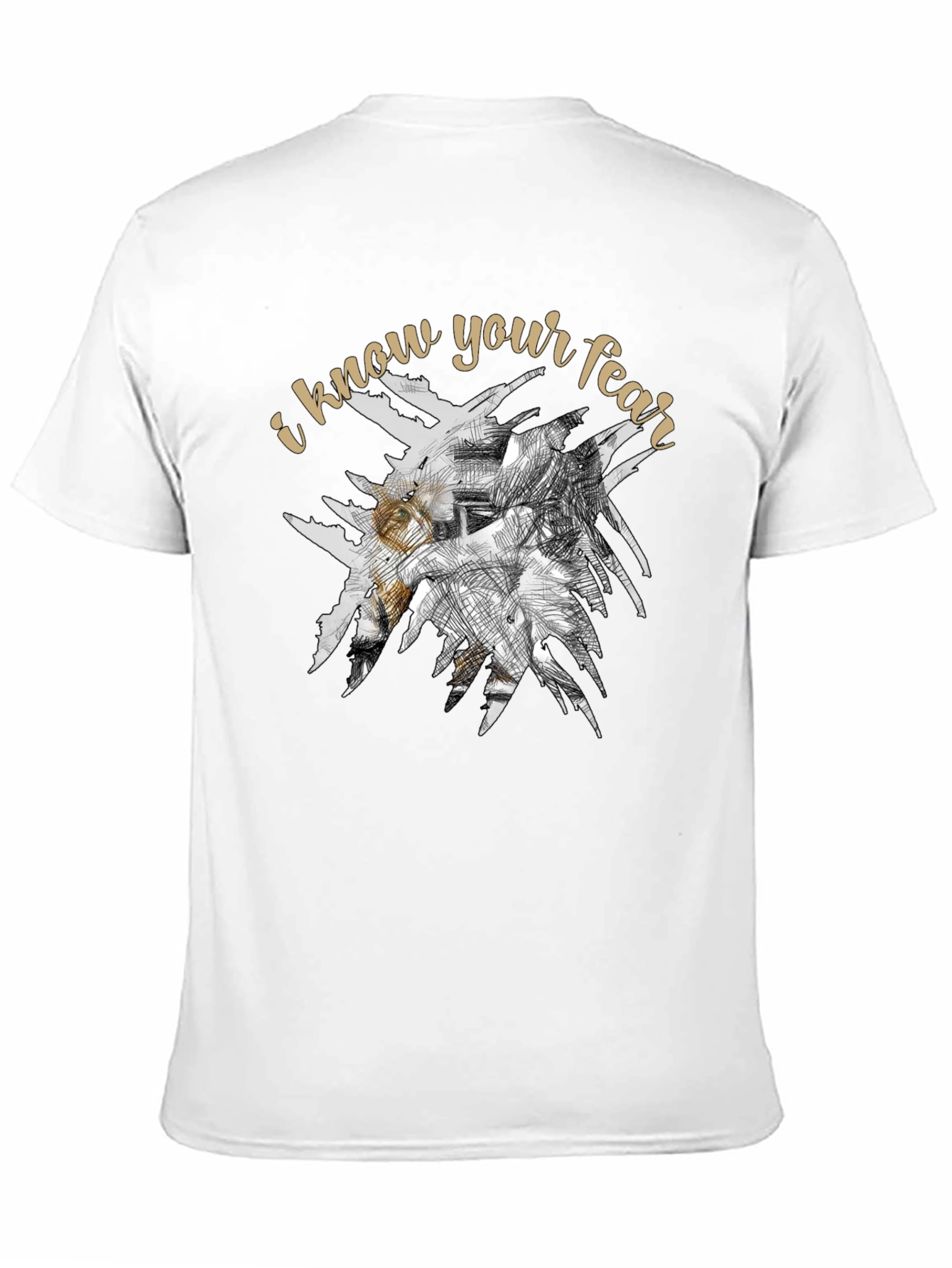 I Know Your Fear Graphic Tee - Black