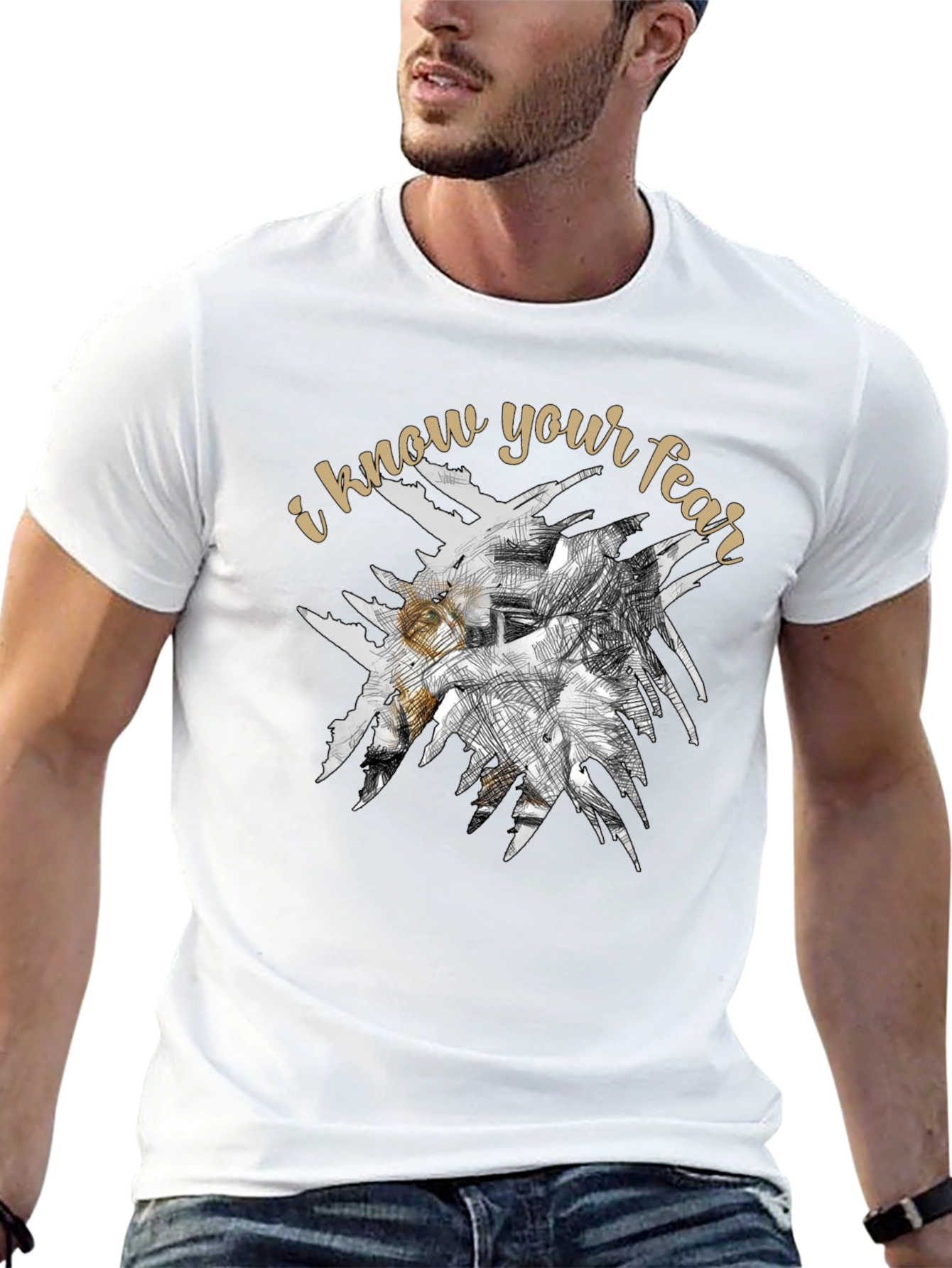 I Know Your Fear Graphic Tee - Black
