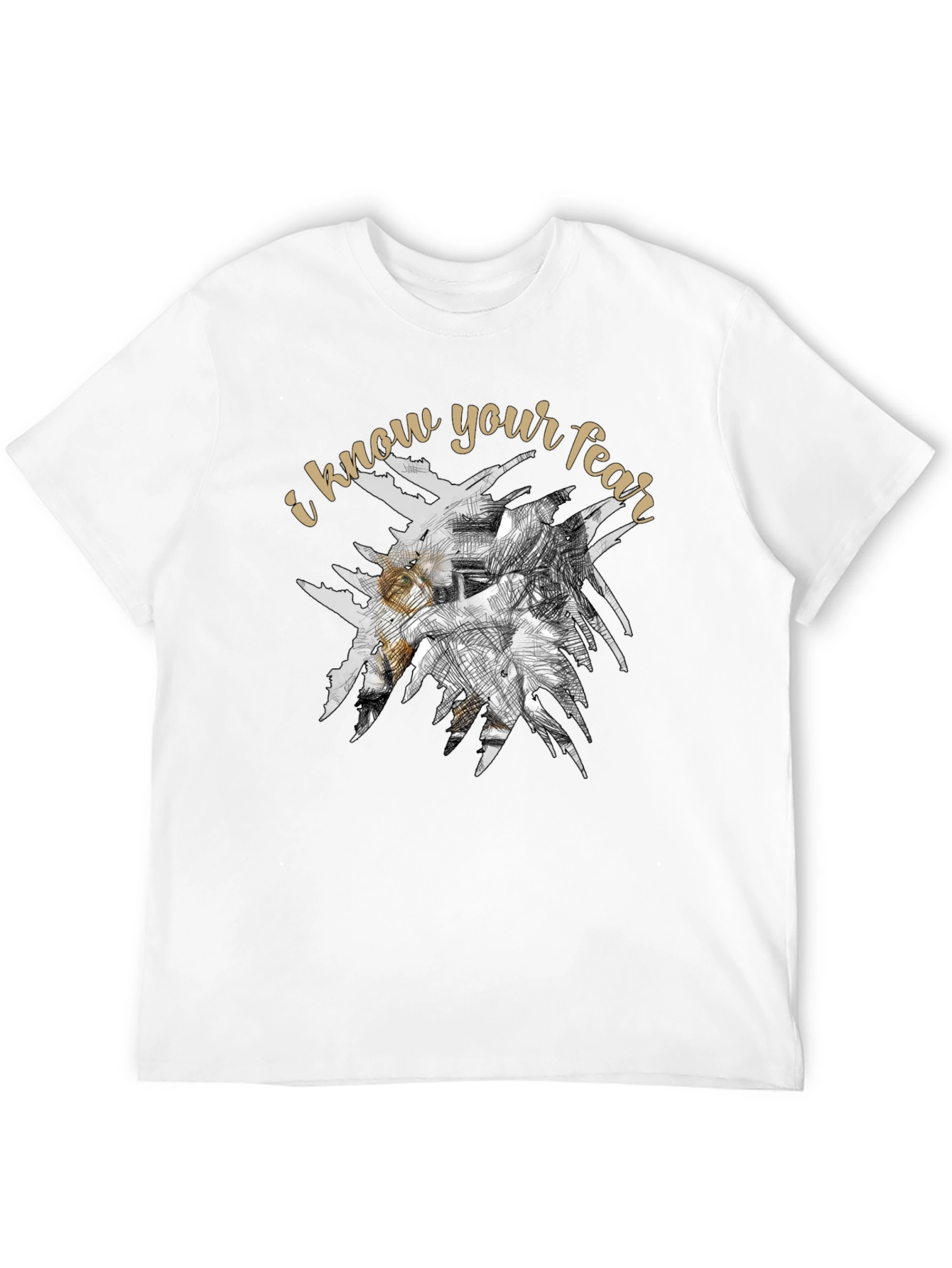 I Know Your Fear Graphic Tee - Black