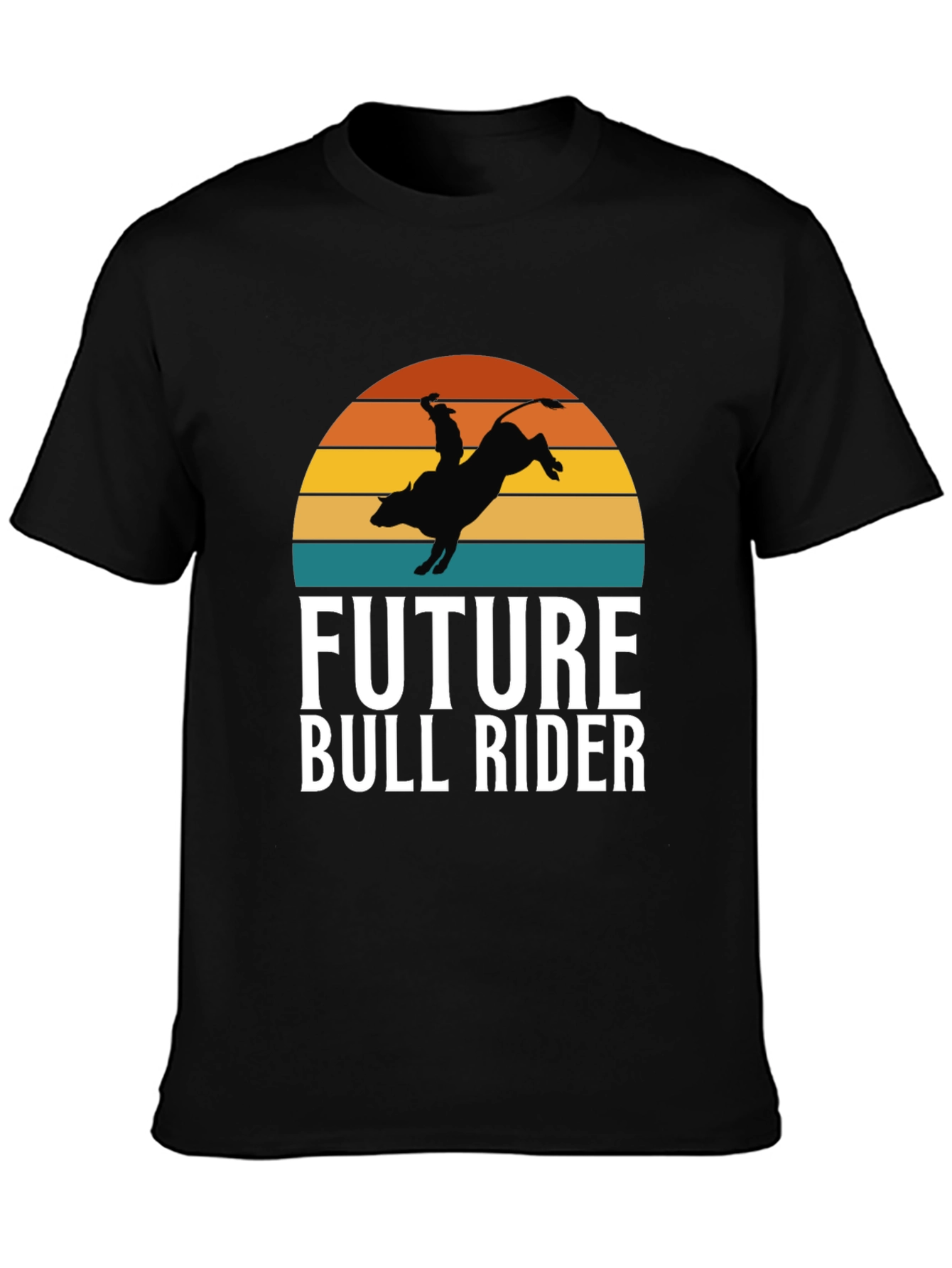 Future Bull Rider Graphic Tee - Rodeo Cowboy T-Shirt