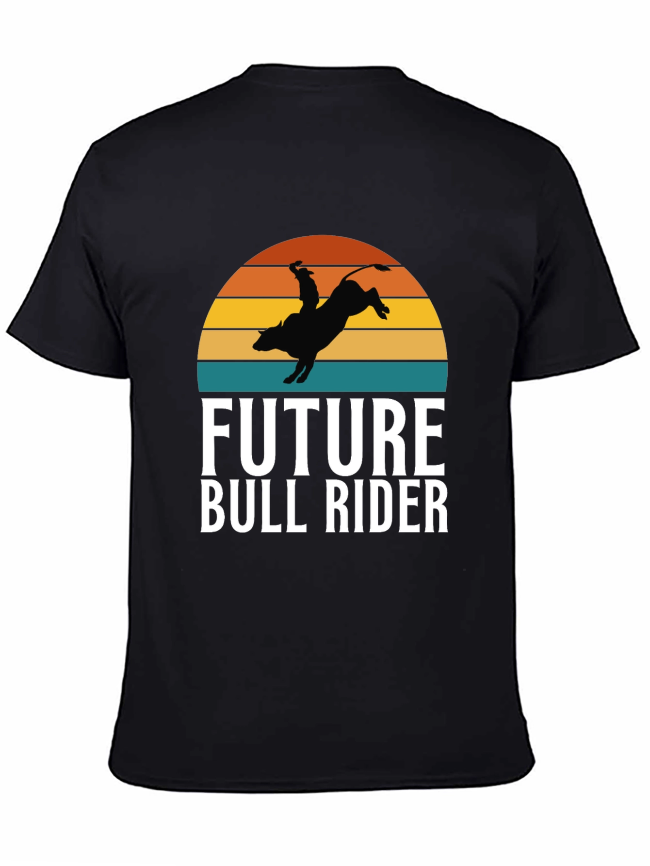Future Bull Rider Graphic Tee - Rodeo Cowboy T-Shirt