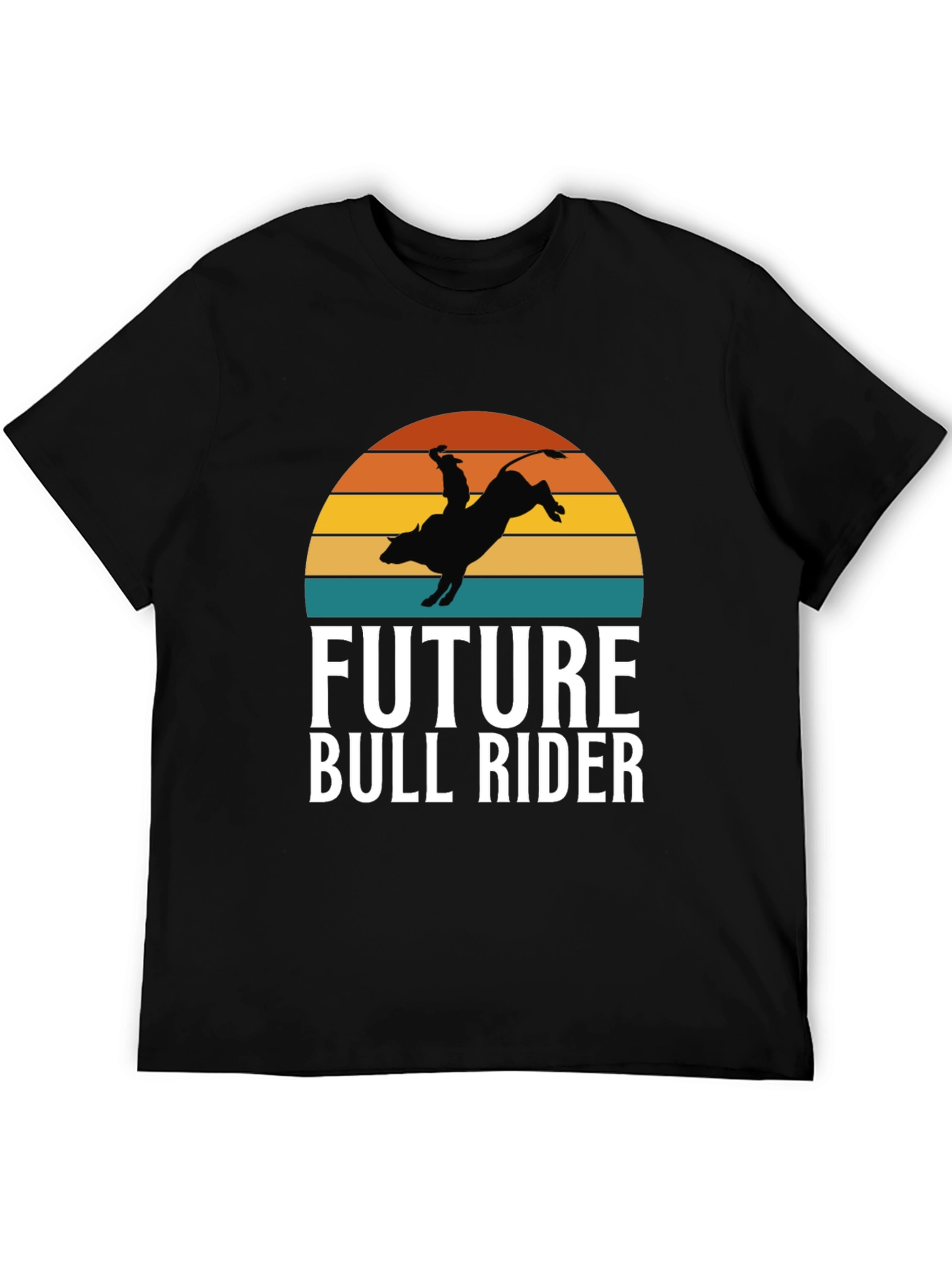 Future Bull Rider Graphic Tee - Rodeo Cowboy T-Shirt