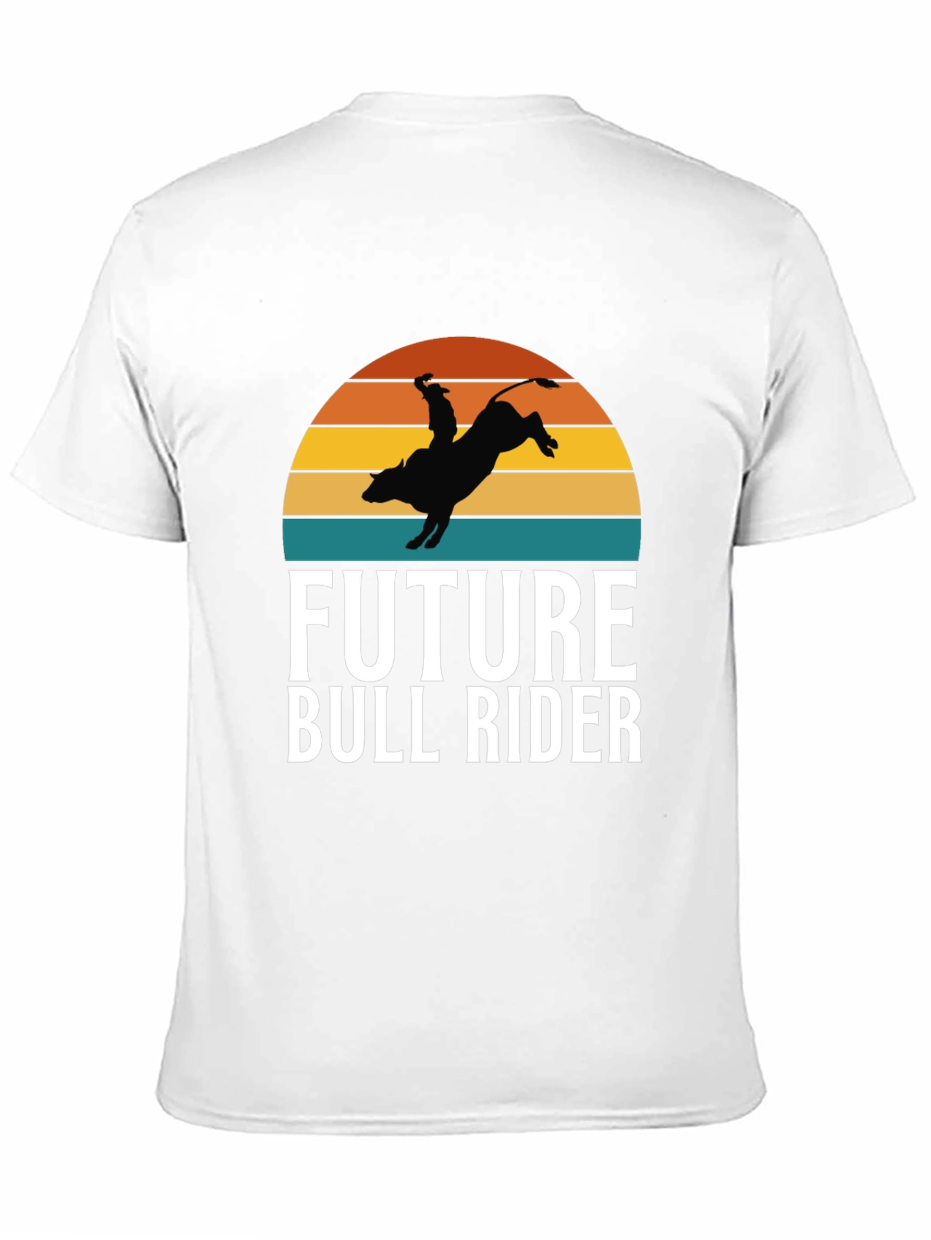 Future Bull Rider Graphic Tee - Rodeo Cowboy T-Shirt
