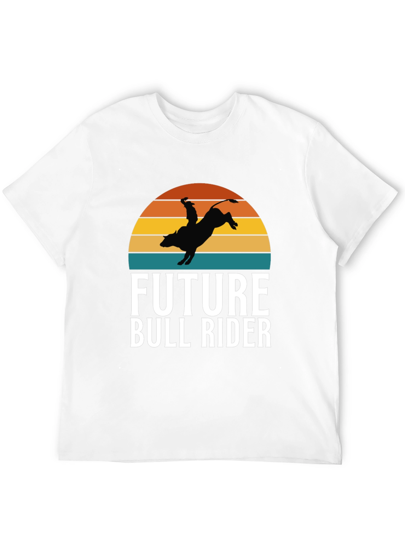 Future Bull Rider Graphic Tee - Rodeo Cowboy T-Shirt