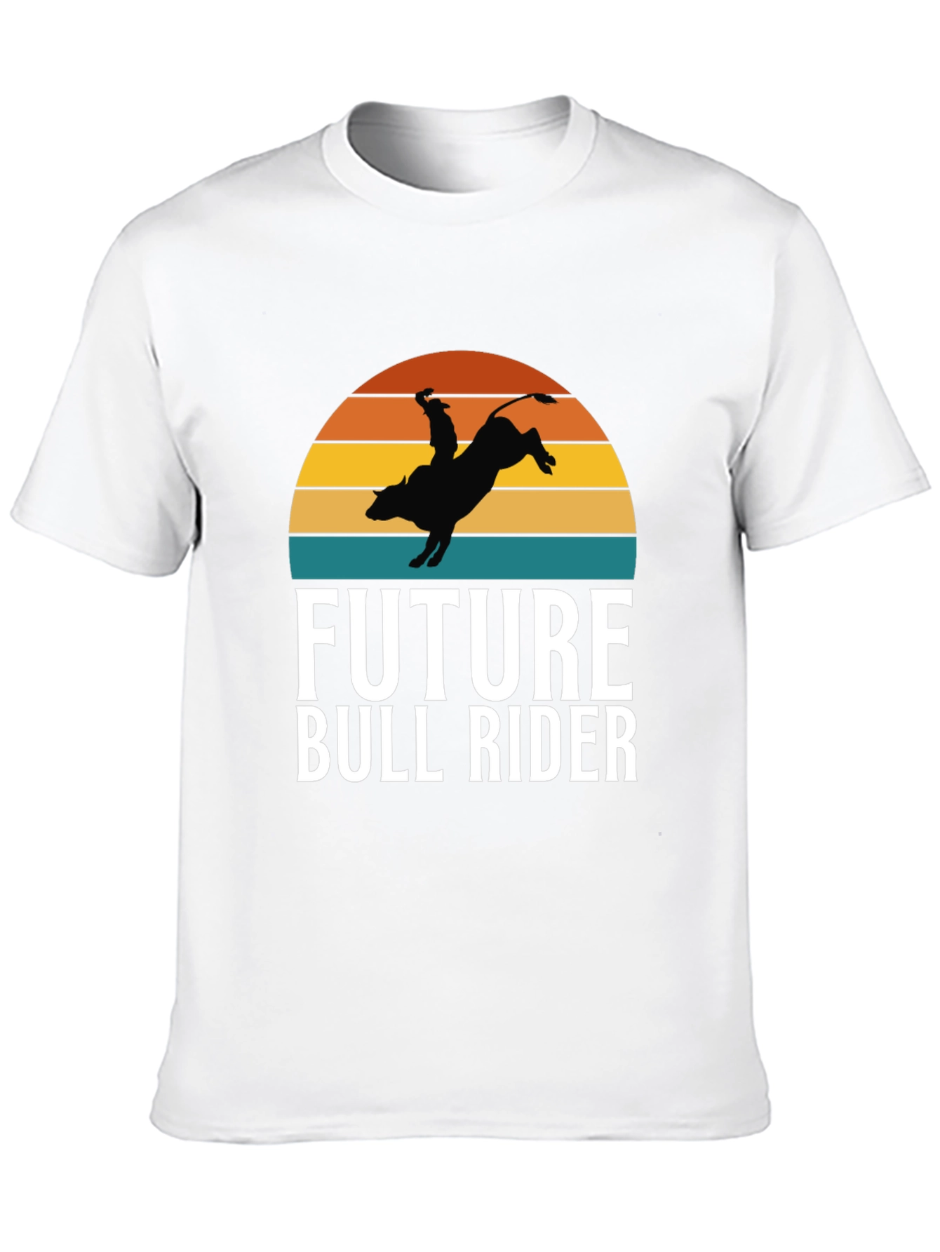 Future Bull Rider Graphic Tee - Rodeo Cowboy T-Shirt