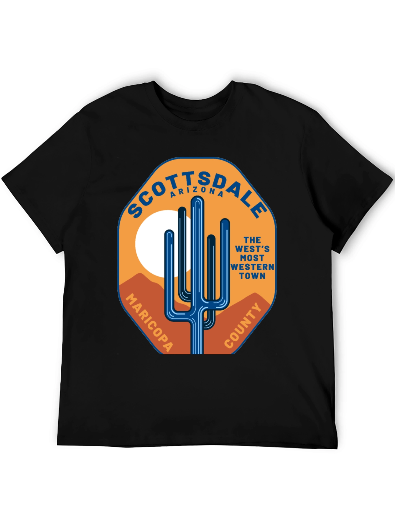 Scottsdale Arizona Cactus Graphic T-Shirt