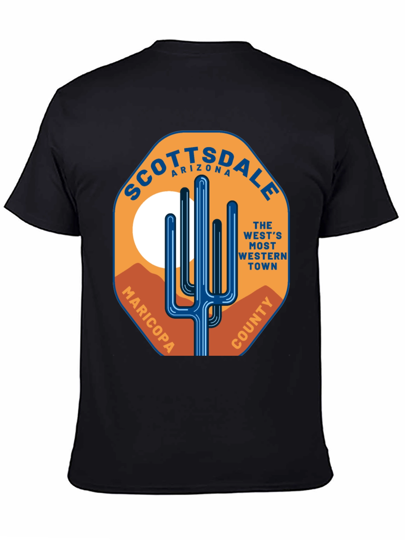 Scottsdale Arizona Cactus Graphic T-Shirt