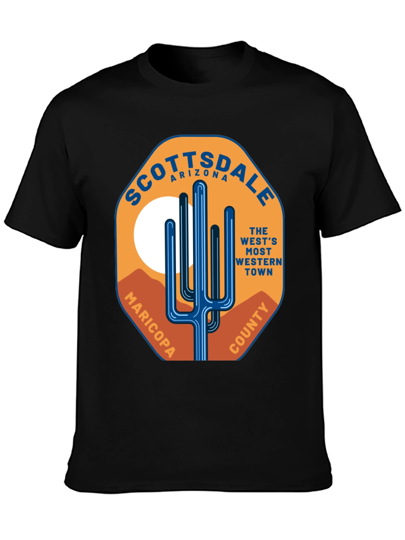 Scottsdale Arizona Cactus Graphic T-Shirt