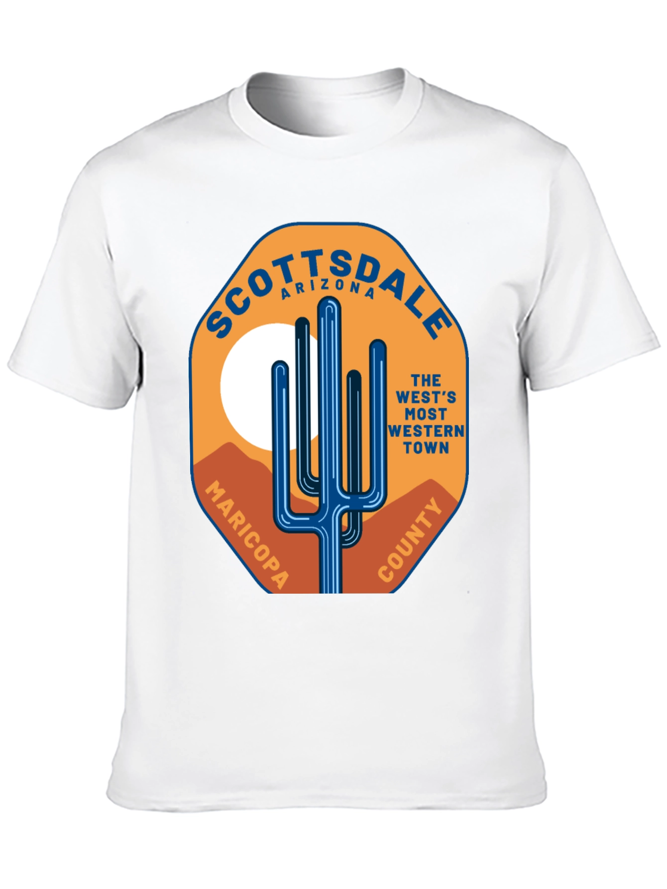 Scottsdale Arizona Cactus Graphic T-Shirt