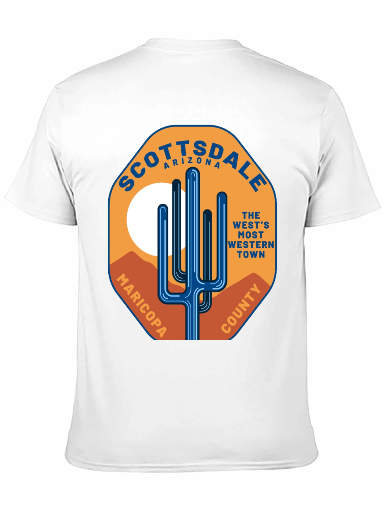 Scottsdale Arizona Cactus Graphic T-Shirt