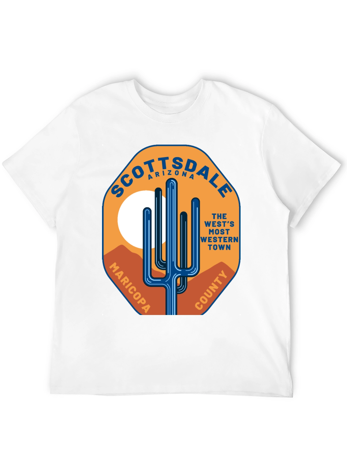 Scottsdale Arizona Cactus Graphic T-Shirt