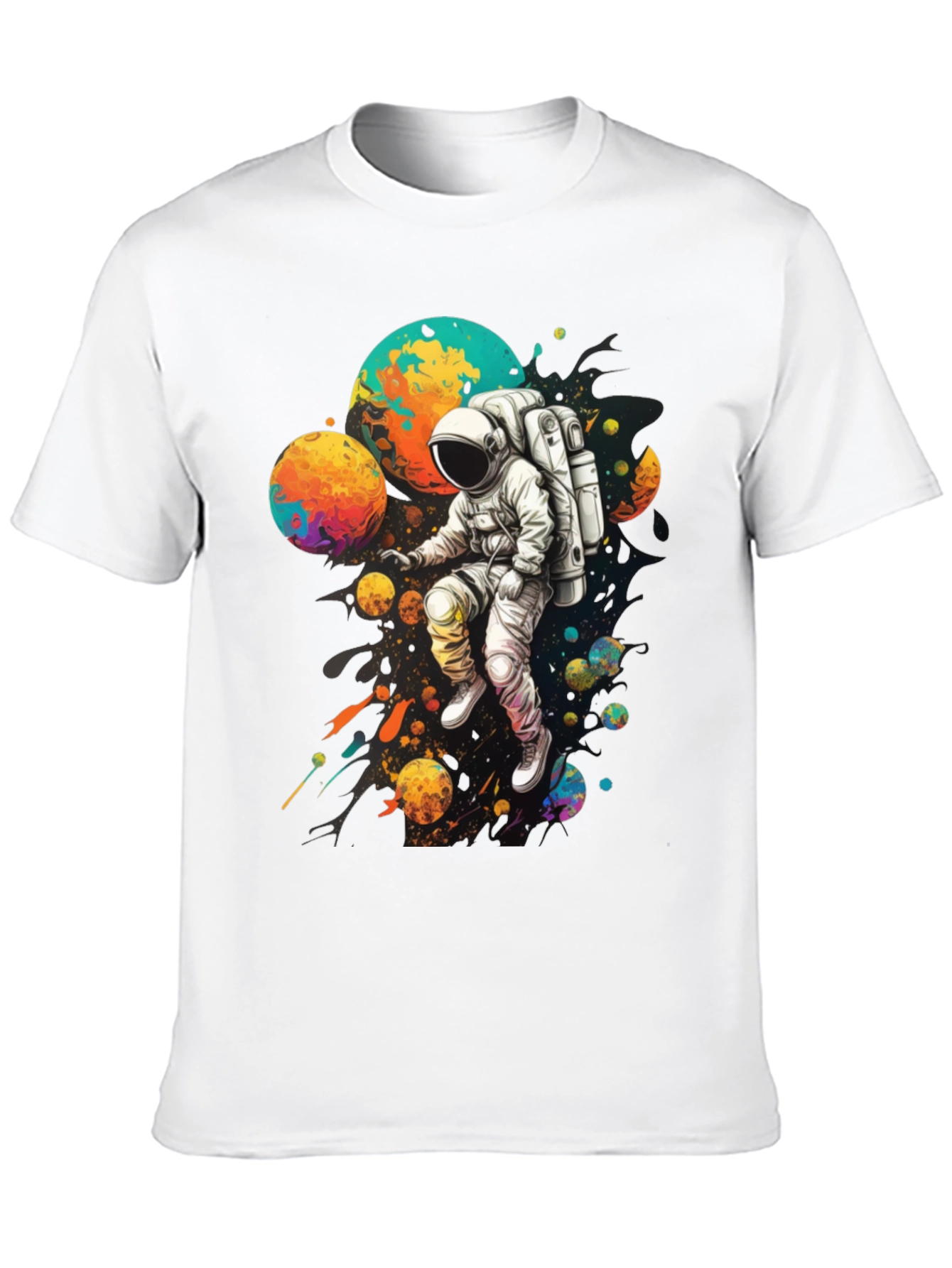 Astronaut Galaxy T-Shirt - Space Adventure Tee