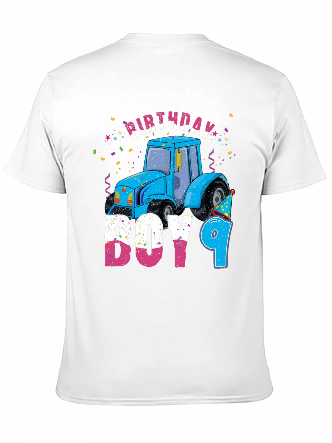 Birthday Boy 9 Tractor T-Shirt