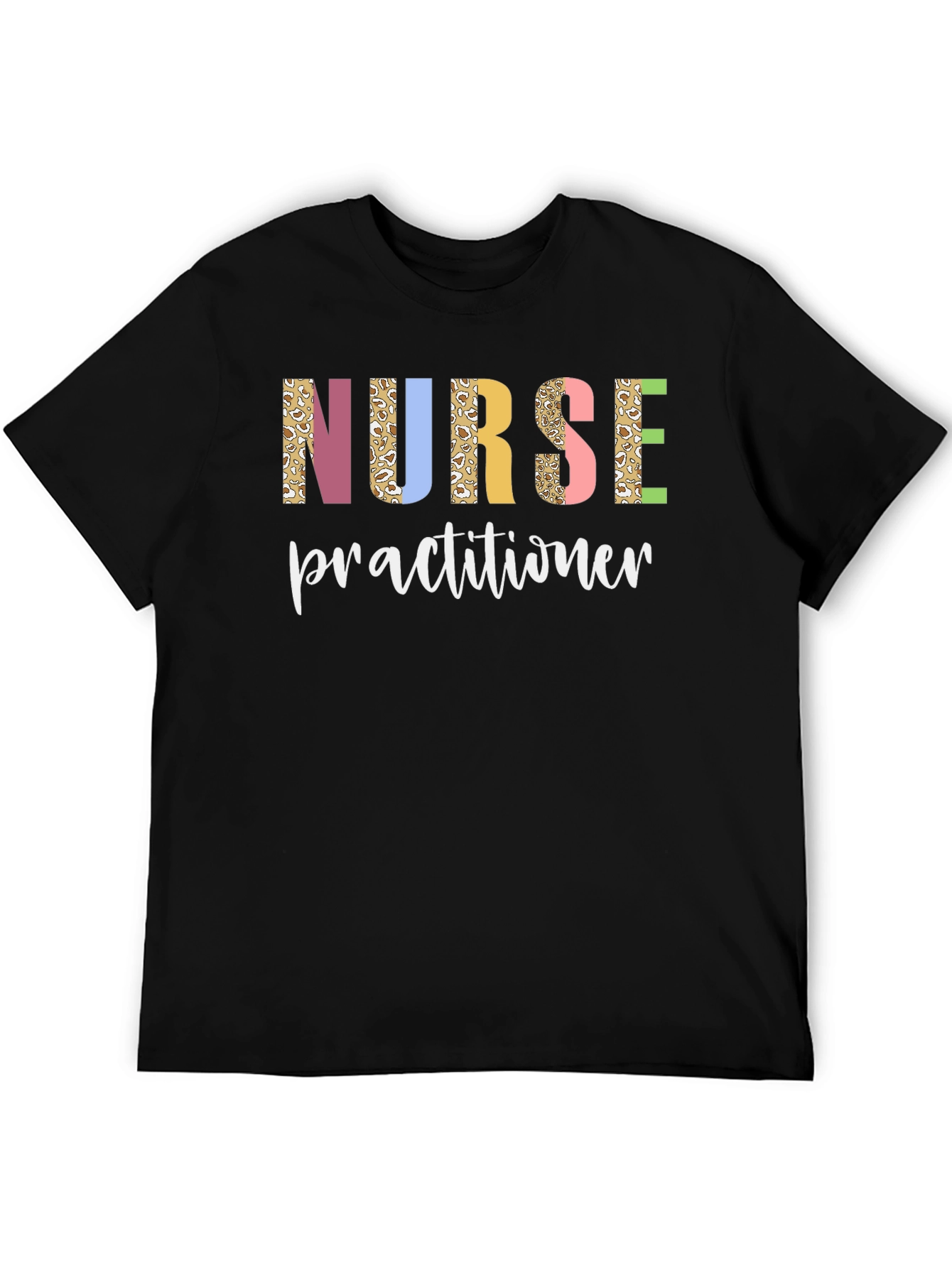 Nurse Practitioner Leopard Print T-Shirt