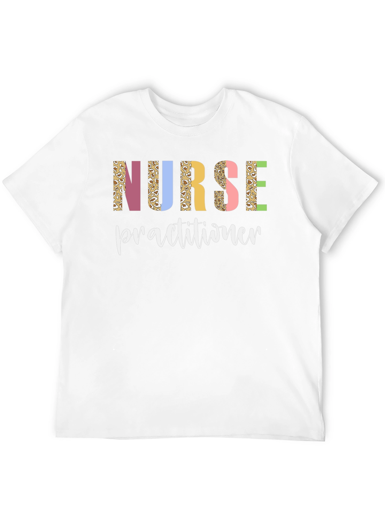 Nurse Practitioner Leopard Print T-Shirt