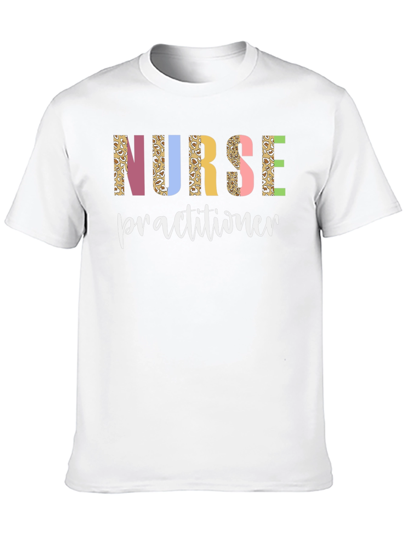 Nurse Practitioner Leopard Print T-Shirt