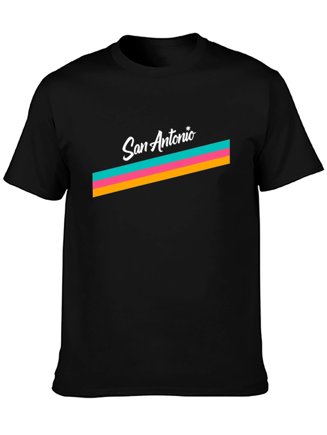San Antonio Retro Stripe T-Shirt