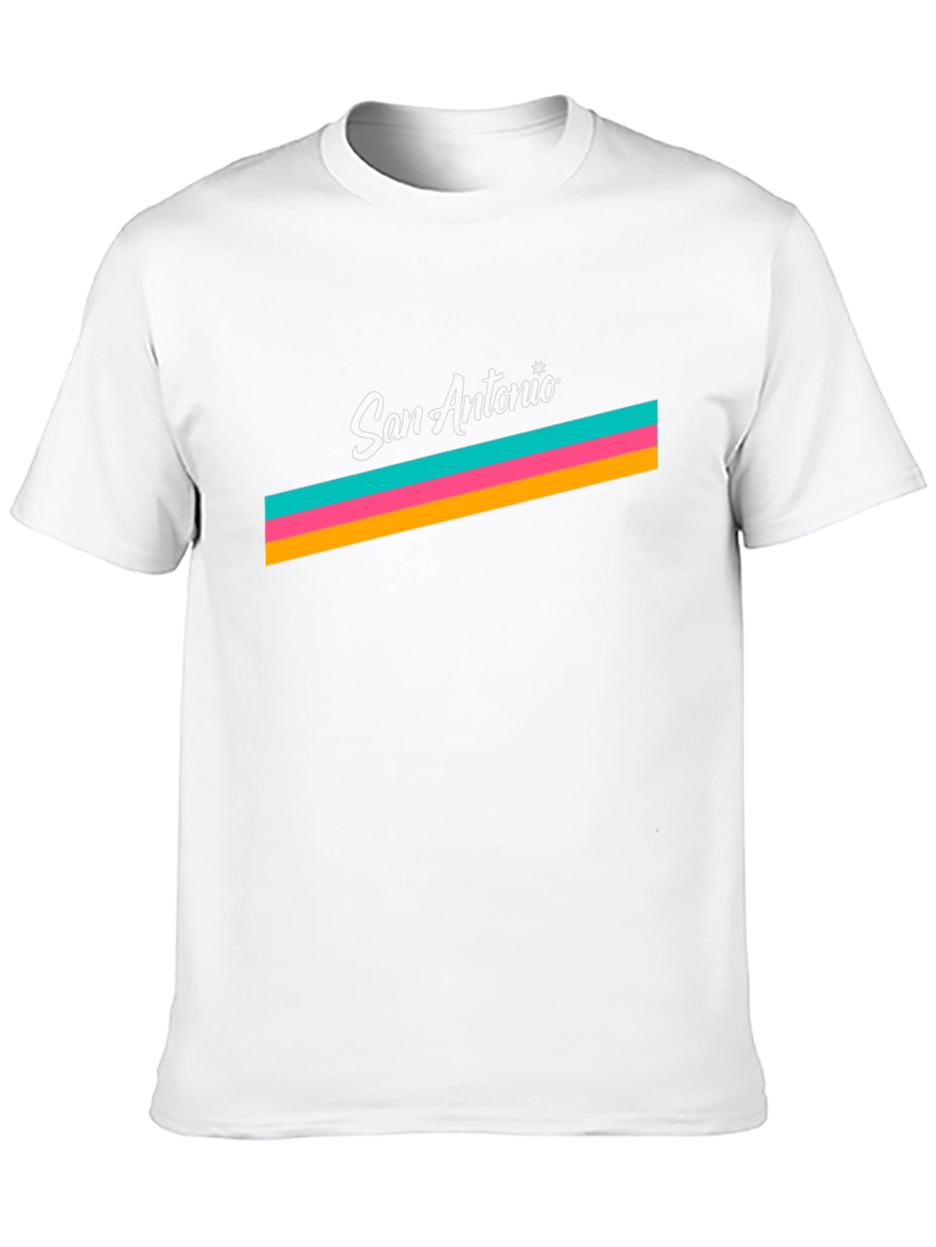 San Antonio Retro Stripe T-Shirt