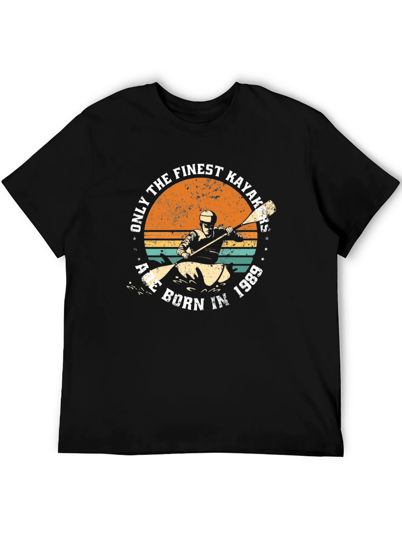 Finest Kayakers Born in 1989 Black T-Shirt