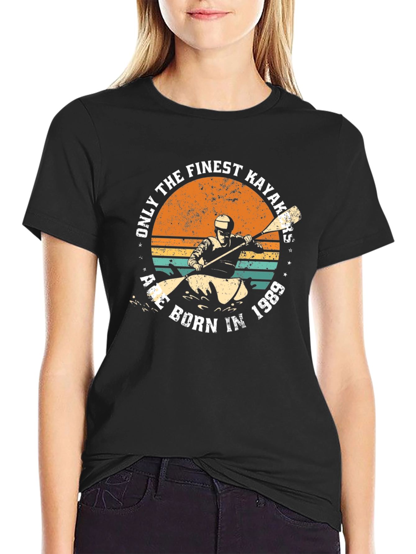 Finest Kayakers Born in 1989 Black T-Shirt