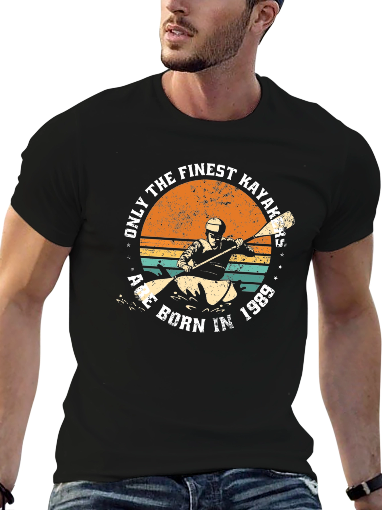 Finest Kayakers Born in 1989 Black T-Shirt
