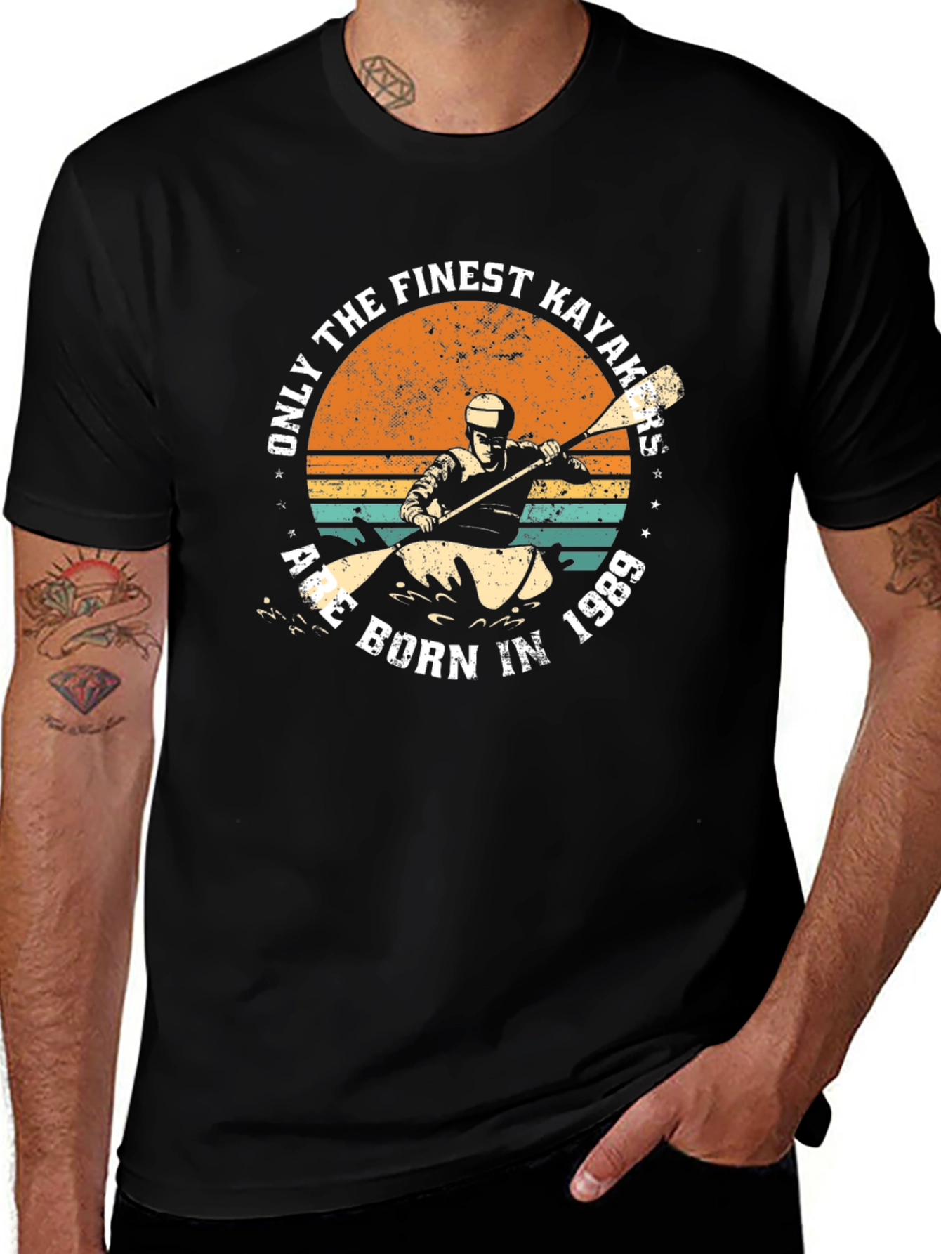 Finest Kayakers Born in 1989 Black T-Shirt