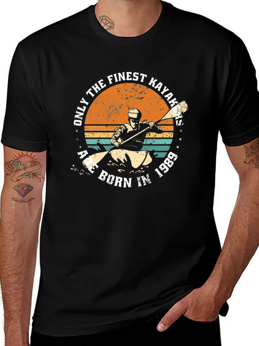 Finest Kayakers Born in 1989 Black T-Shirt