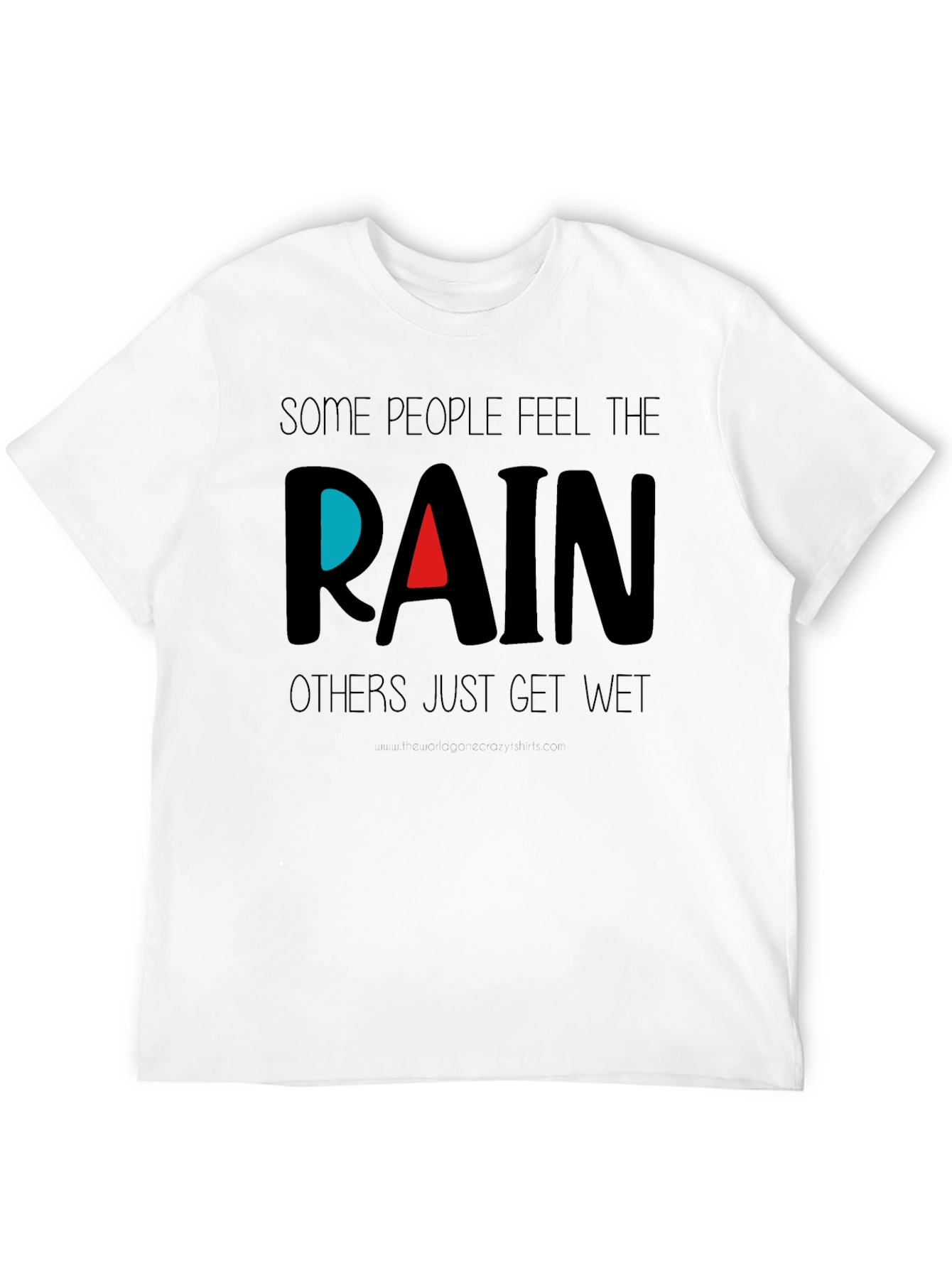 Feel the Rain Black T-Shirt