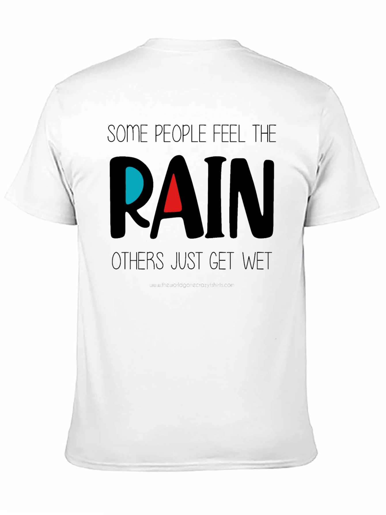 Feel the Rain Black T-Shirt